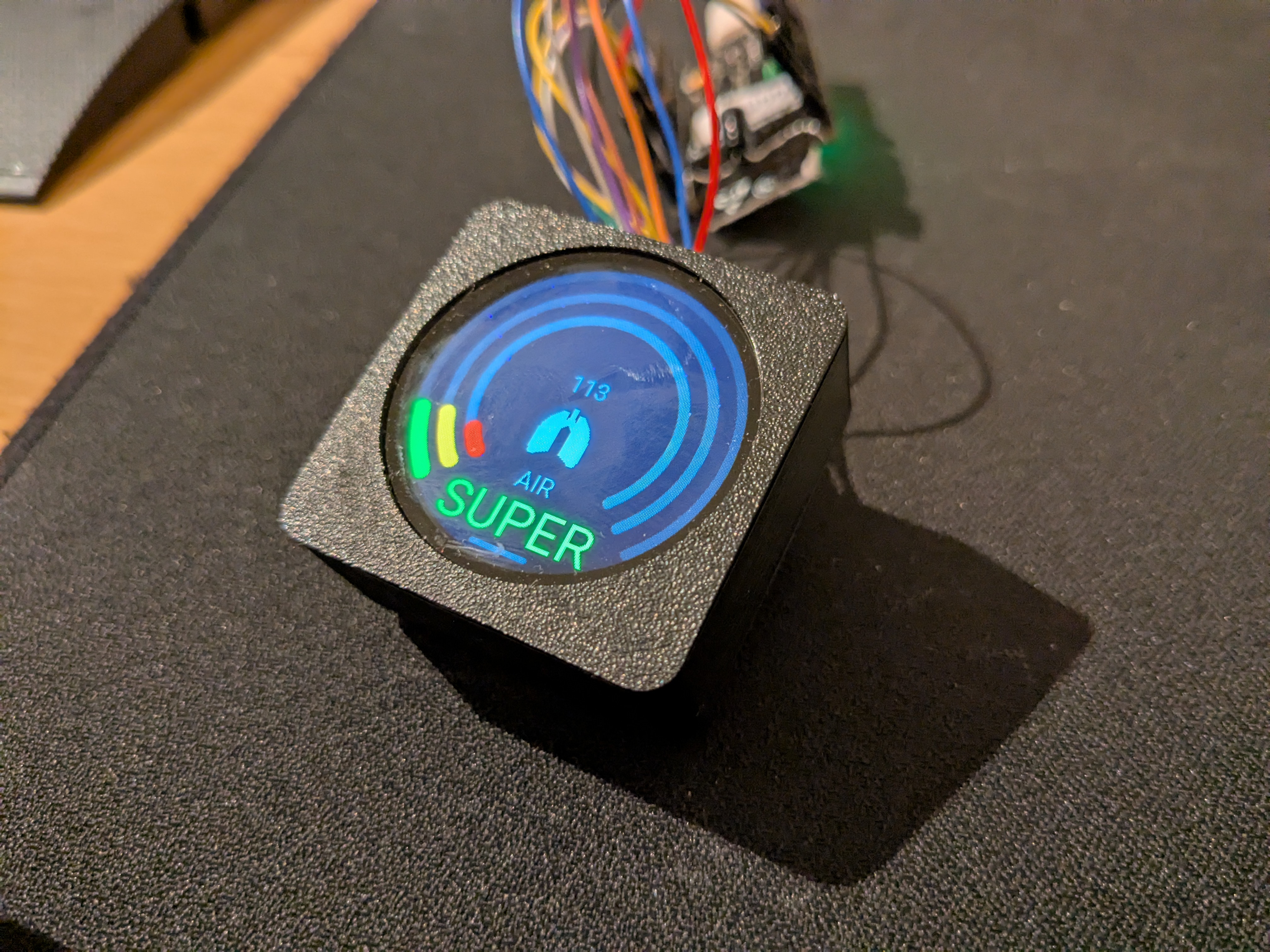 Gridfinity bin for Waveshare 1.29in Touch LCD Module — miniatura 8
