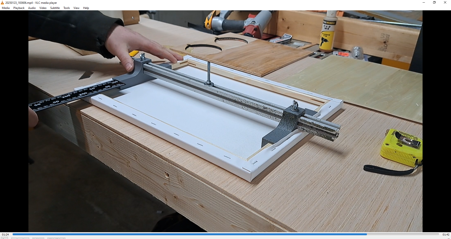 Canvas Spinner Holder