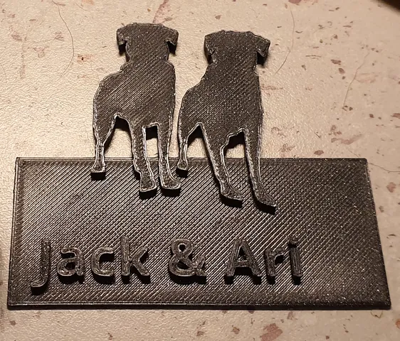 Magnet na lednici psi