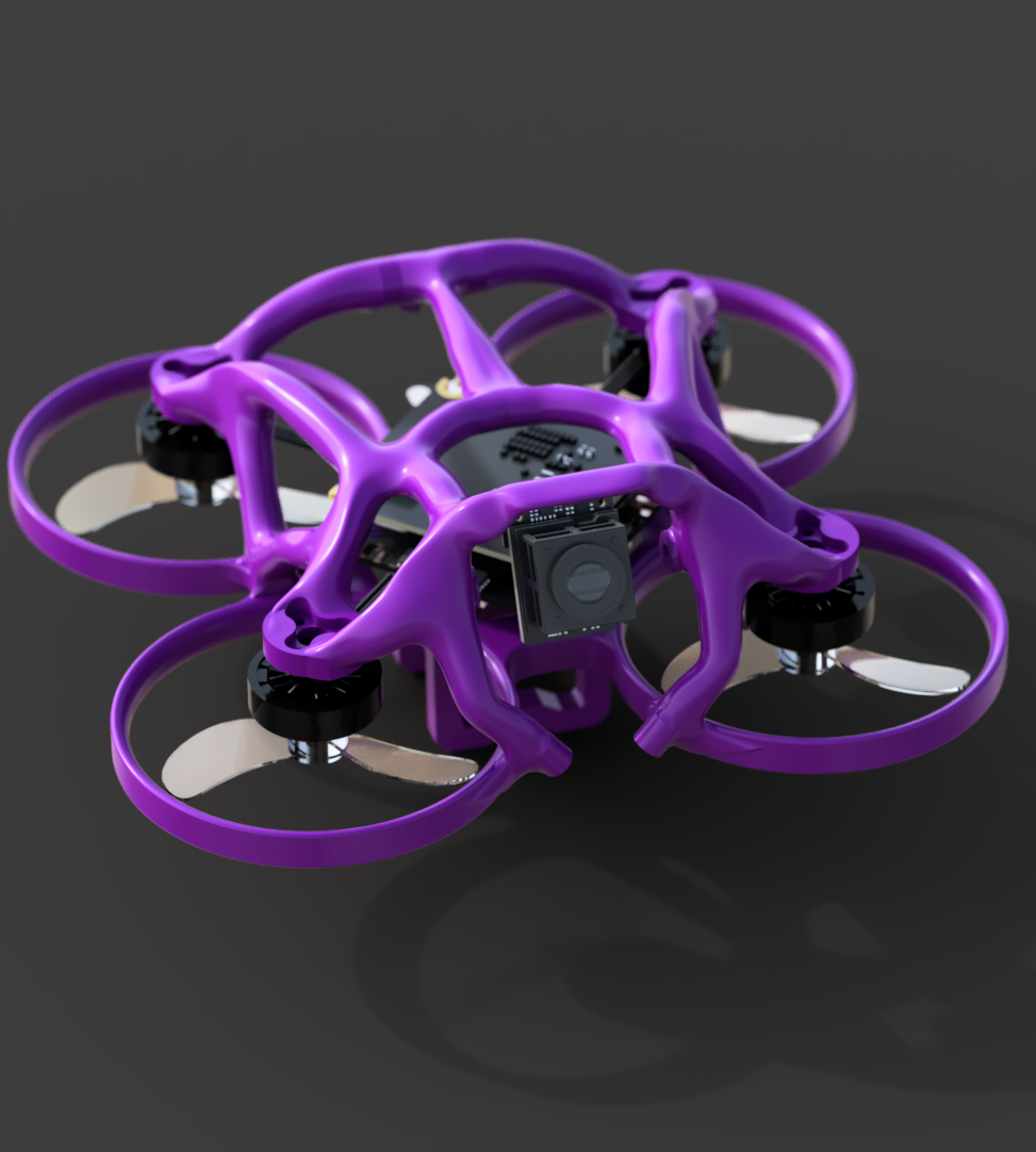 Generative Design 1.5" FPV Drone Frame — miniatura 3