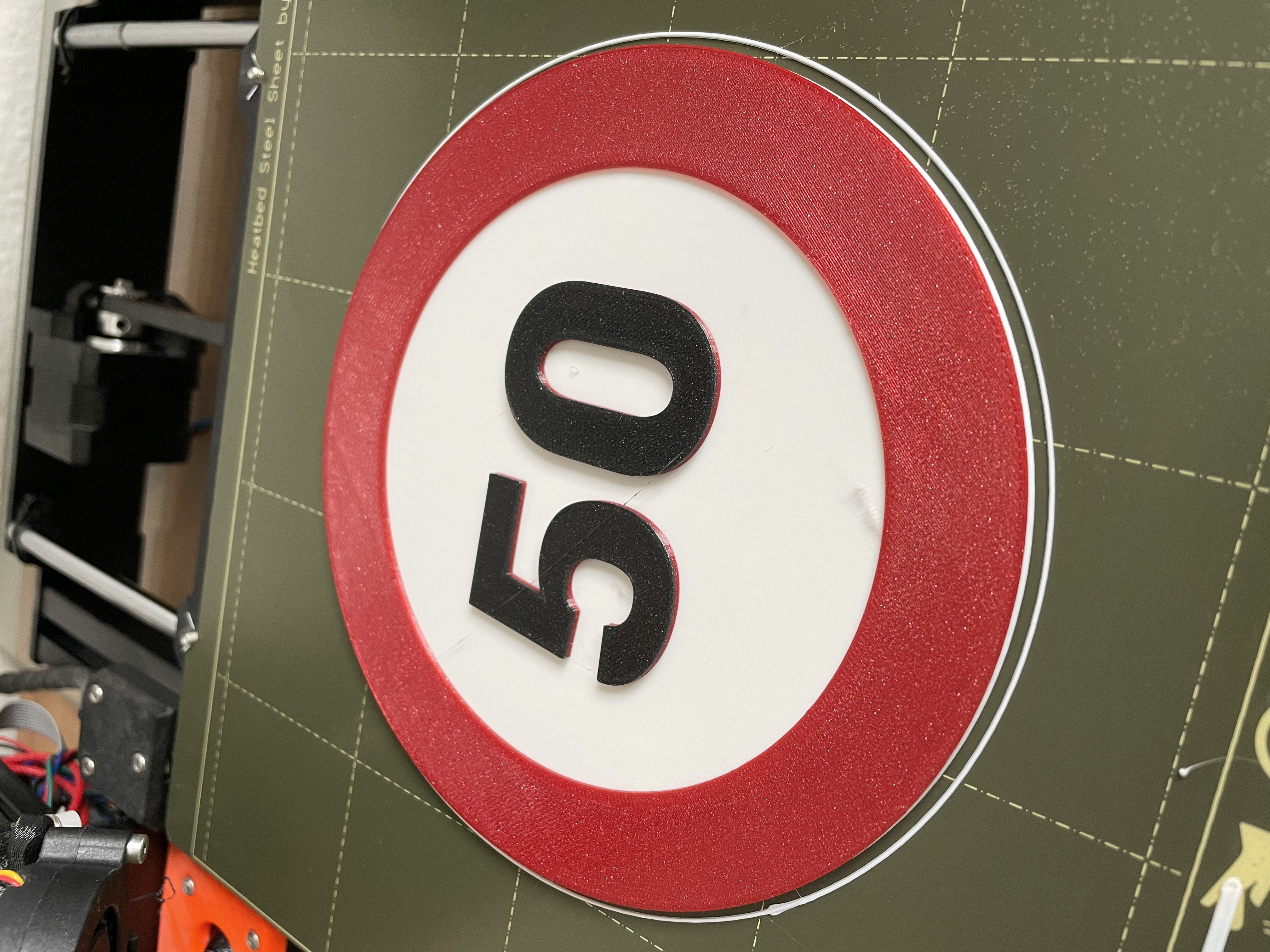 50er Schild