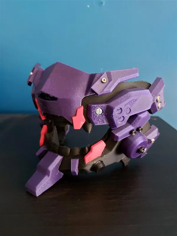 能面2点　太夫さま専用 Galactic Ninja Mk2 Low Poly Mask Pattern - Papercraft
