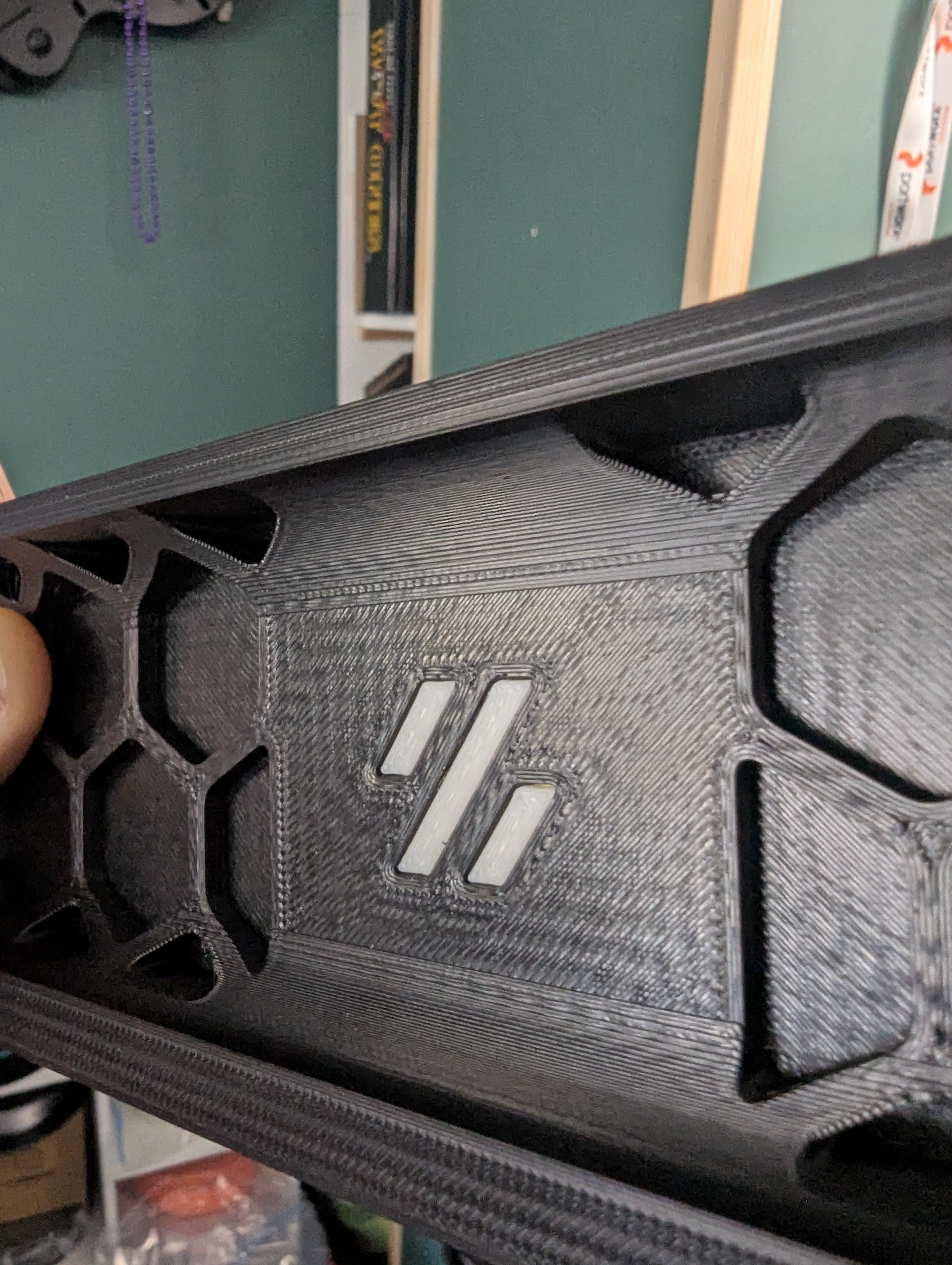 Voron 2.4 / Trident Canopy Top Hat Logo Flush fit