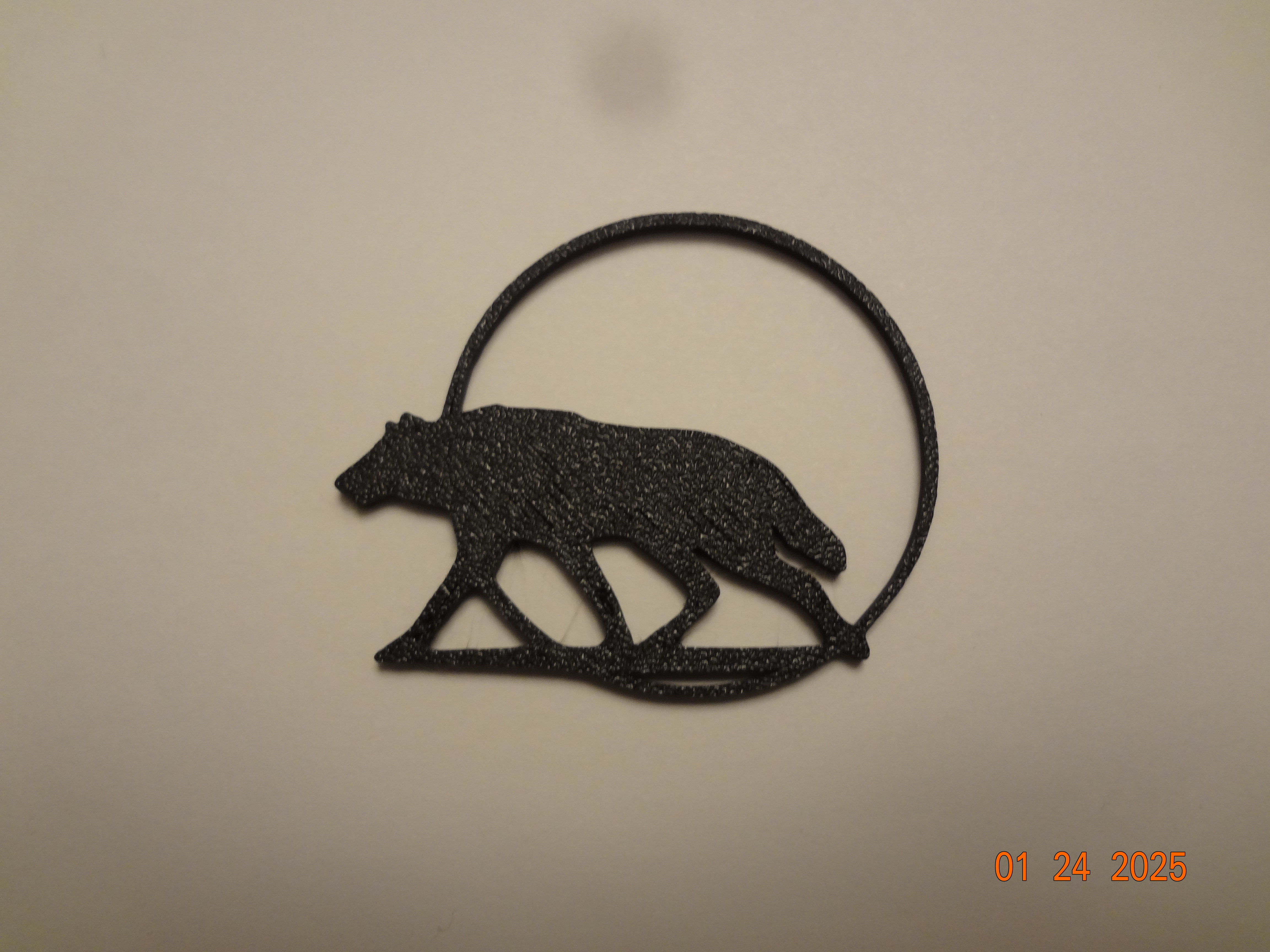 Miniatura 3 do modelo 3D Wolf Wall Art
