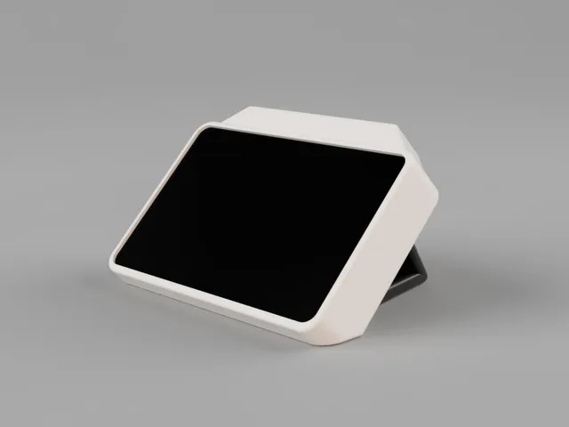 Raspberry Pi Touch Display 2 Case with Large Stand for Raspberry Pi 5