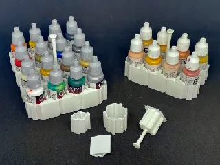 Vallejo Color bottle holder example builds