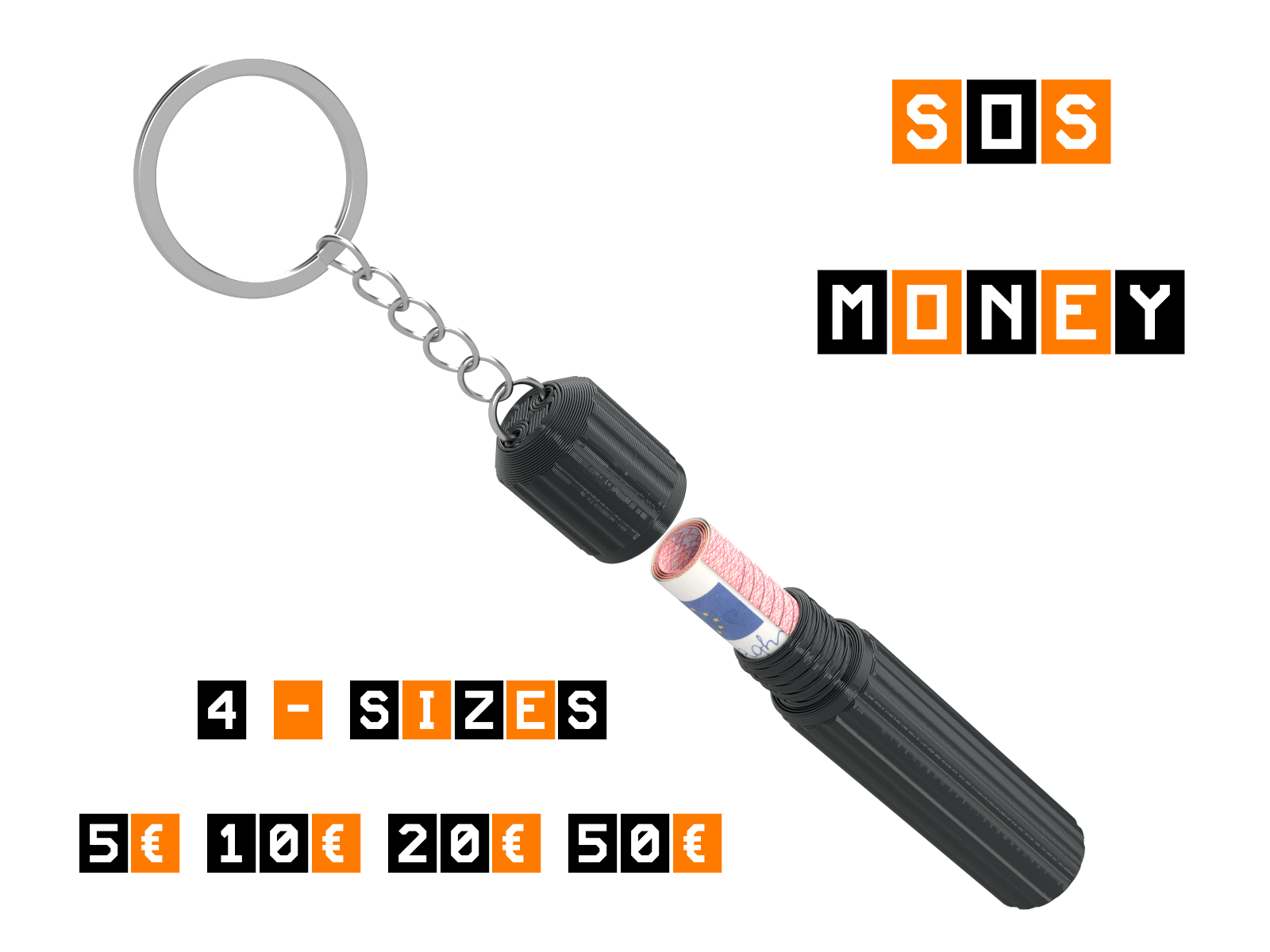 keychain with emergency money