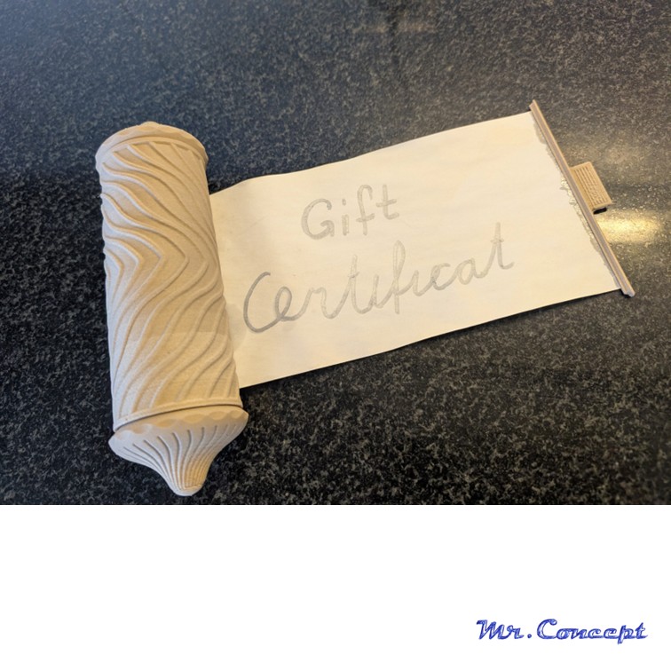 Miniatura 5 do modelo 3D Secret Scroll Gift Card
