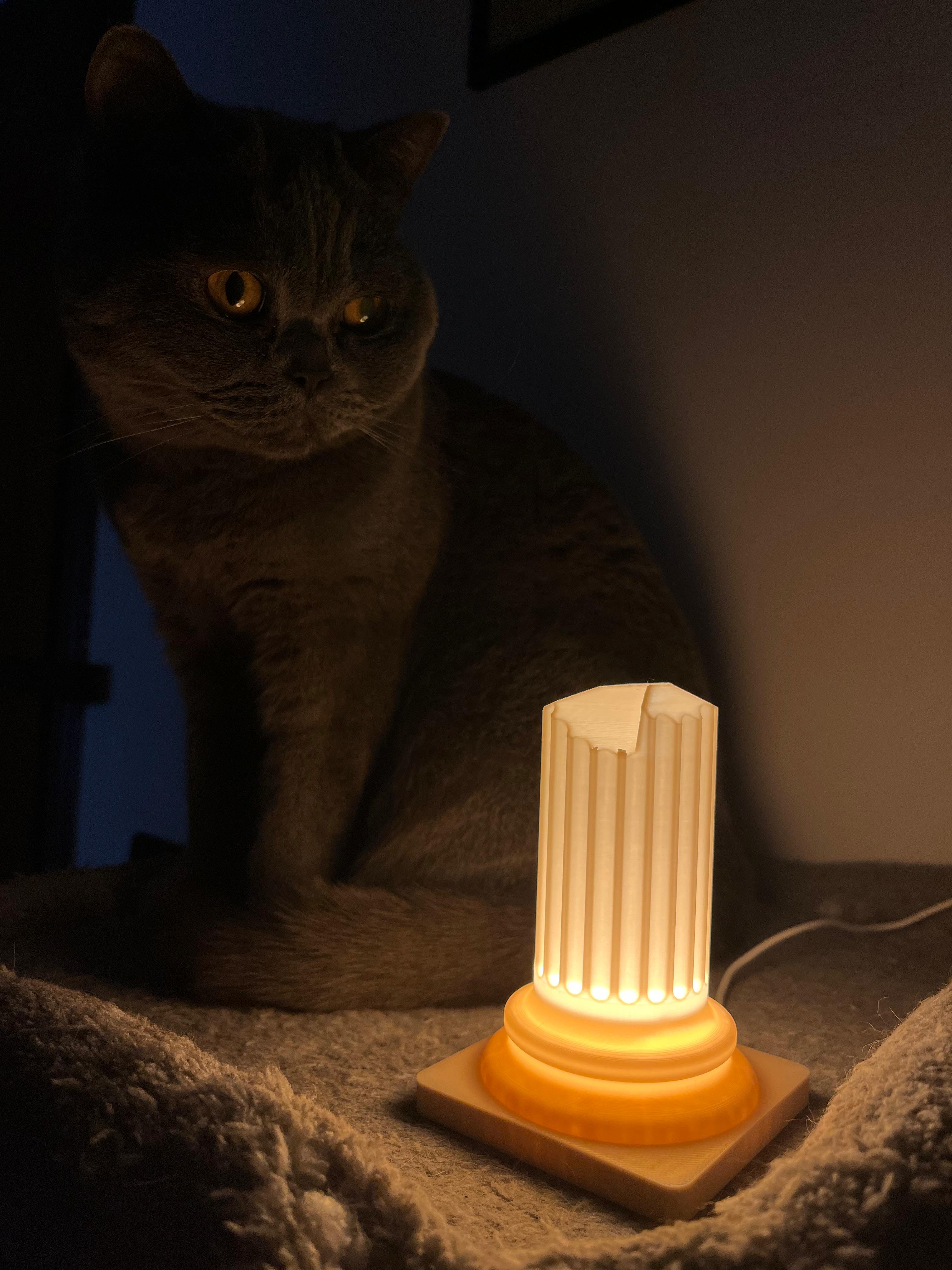 ikea strimsav column lamp
