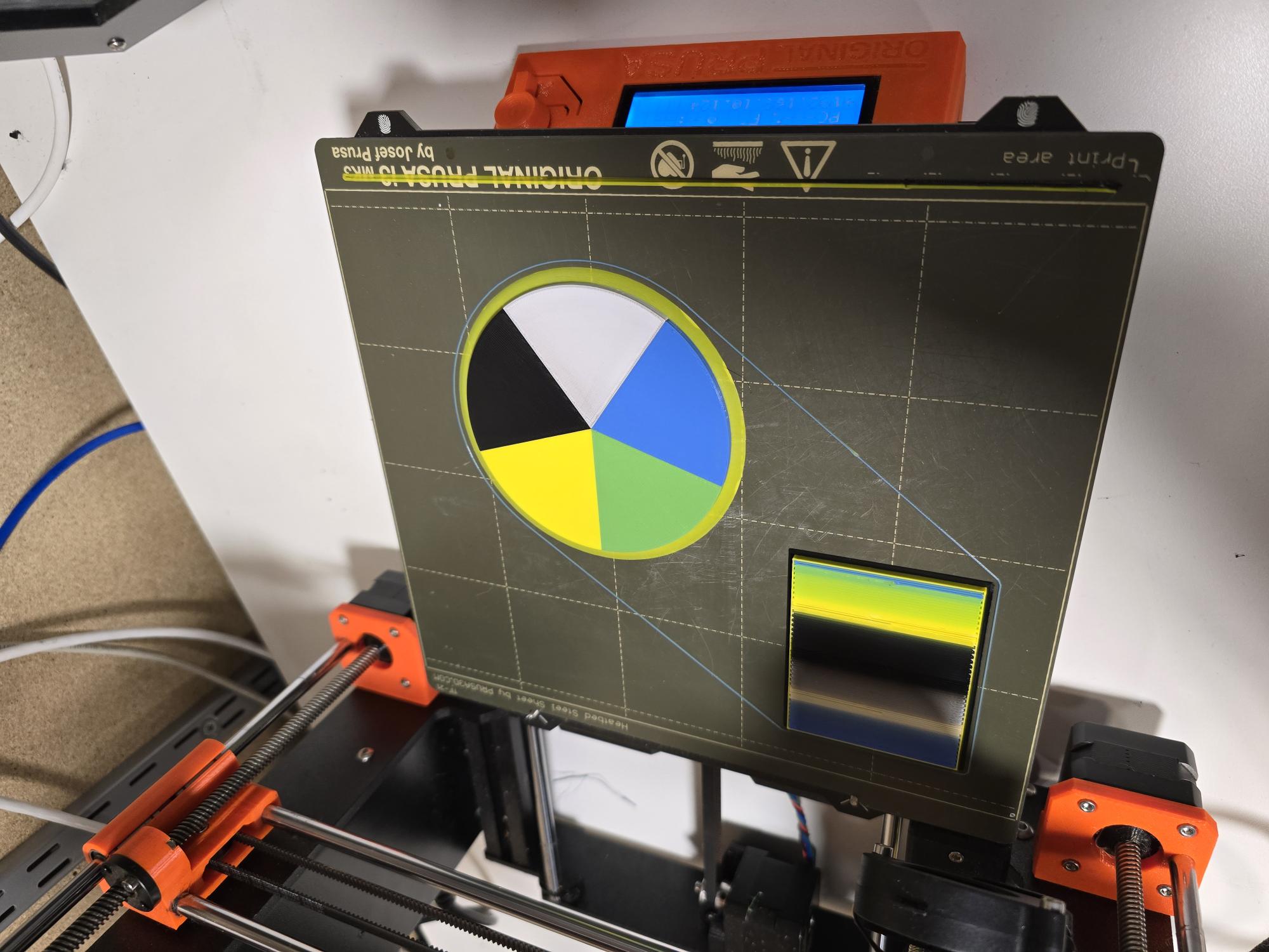 MMU2S/MMU3 5 Color test