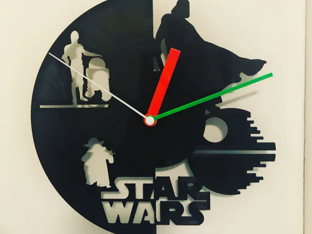 Star Wars clock
