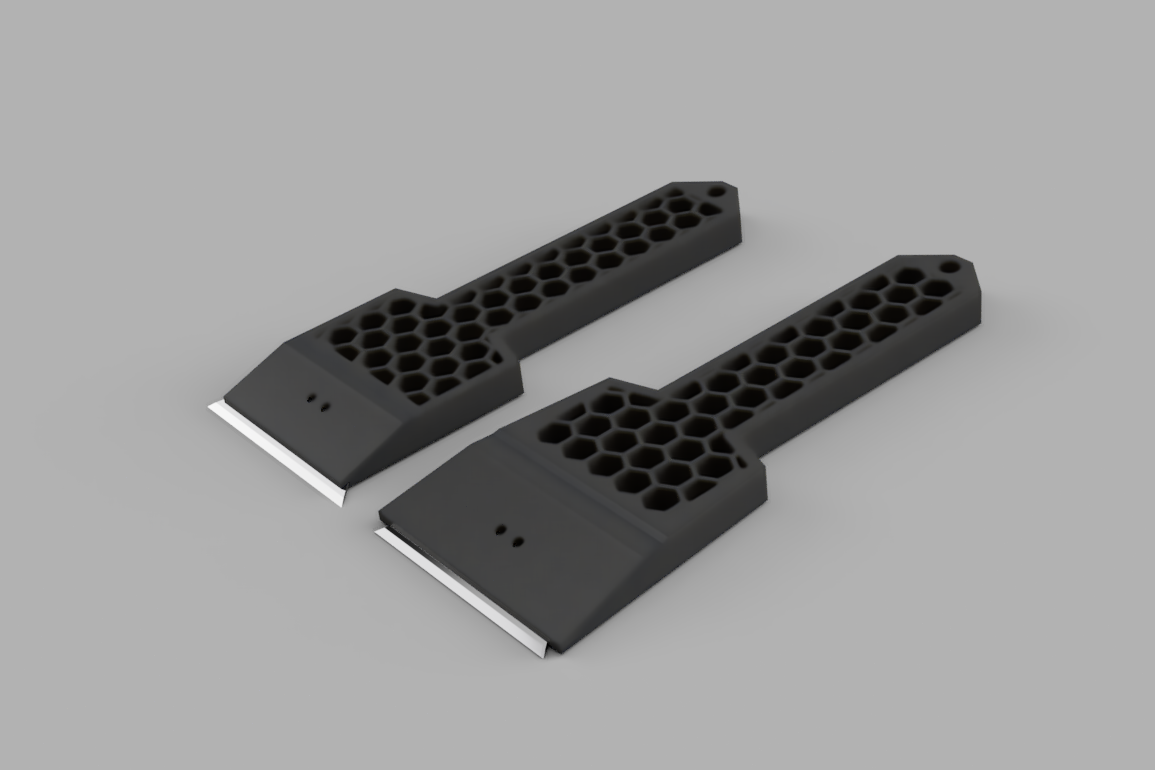 Hex Handle Scrapper blade espatula cuchilla