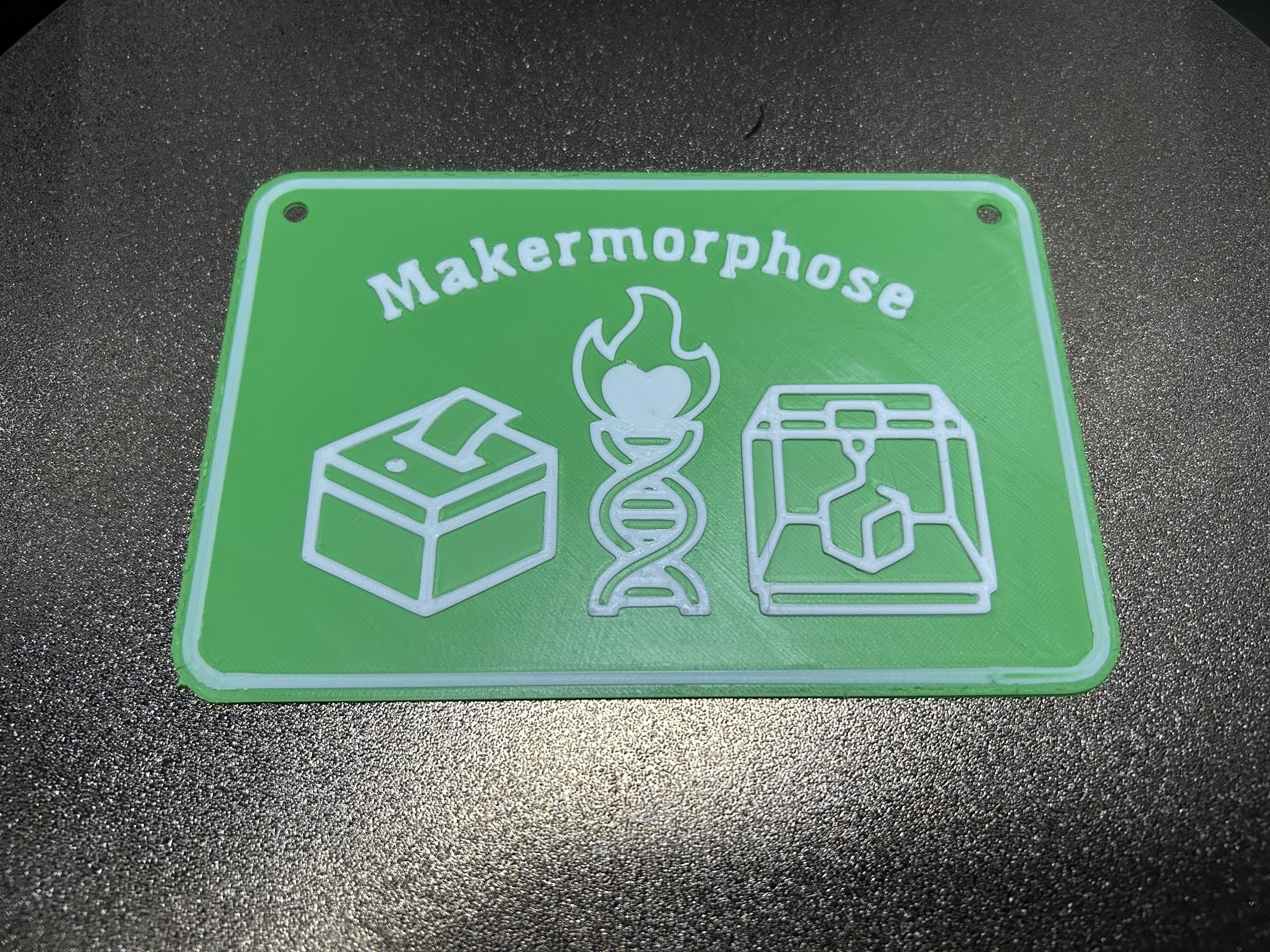 Makermorphose Schild