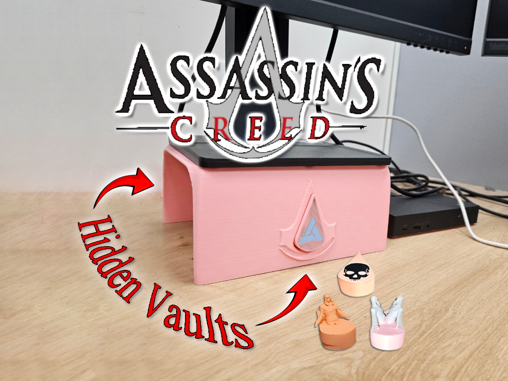 Assassin's Creed Monitor Riser - Hidden Vaults Edition