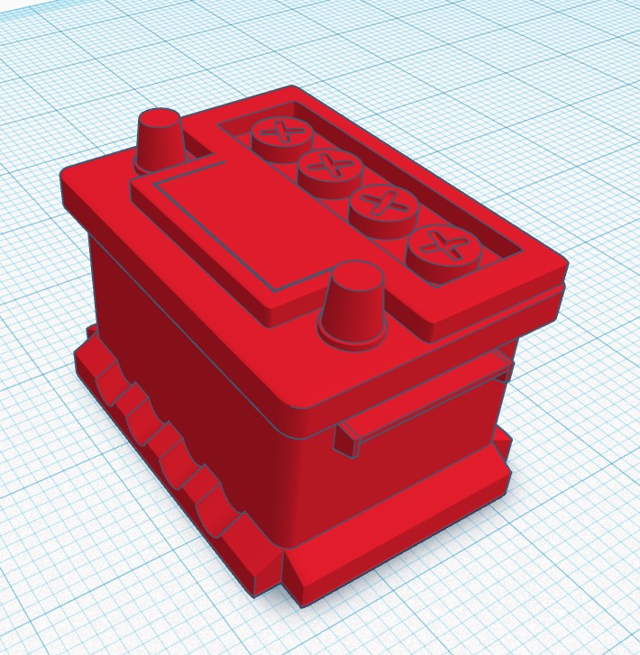Small Rechargeable Battery - Rust — miniatura 2