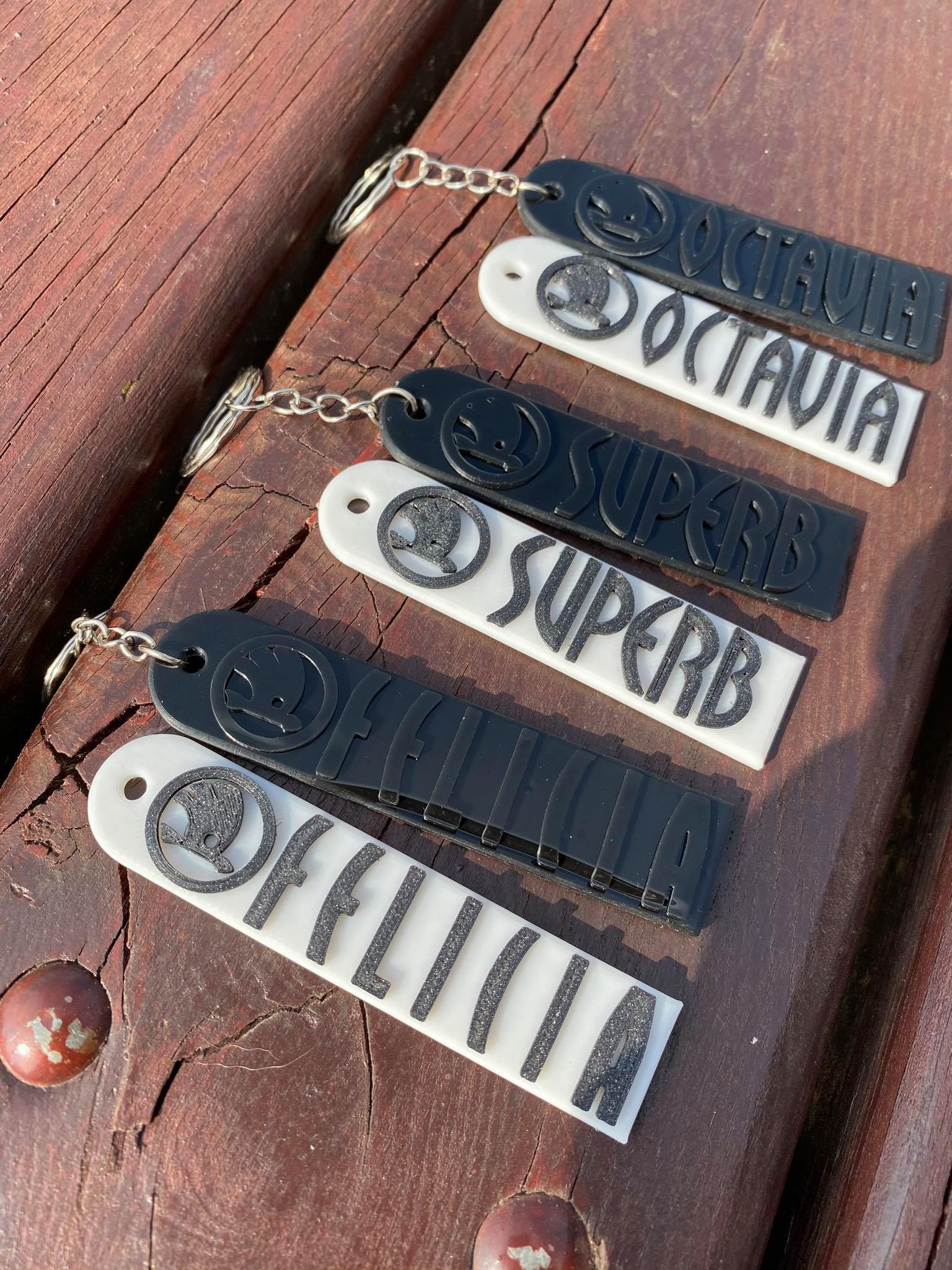 Skoda Auto Keychains (Octavia,Fabia,Superb,Felicia)