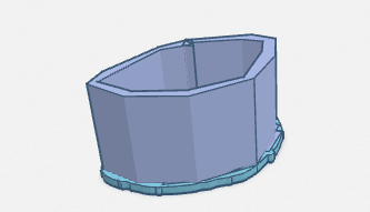 vaso assimetrico