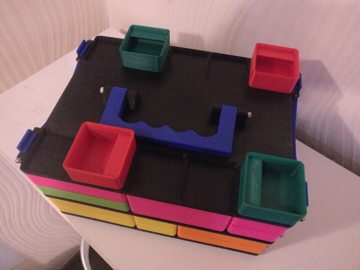 Miniatura 8 do modelo 3D Gridfinity stackable plates and toolbox (MARK2)