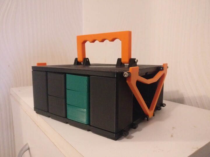 Miniatura 6 do modelo 3D Gridfinity stackable plates and toolbox (MARK2)