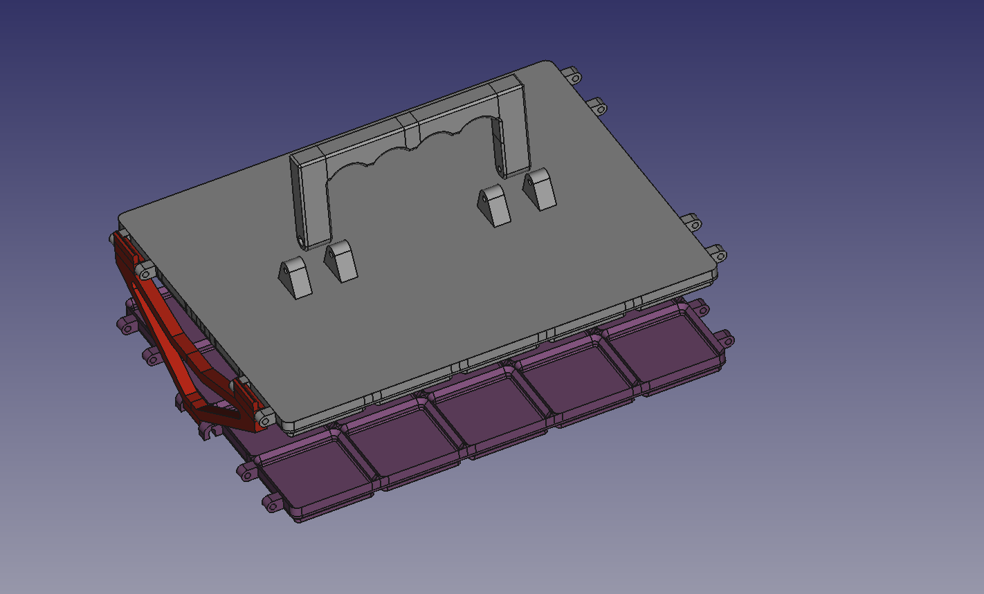 Miniatura 2 do modelo 3D Gridfinity stackable plates and toolbox (MARK2)