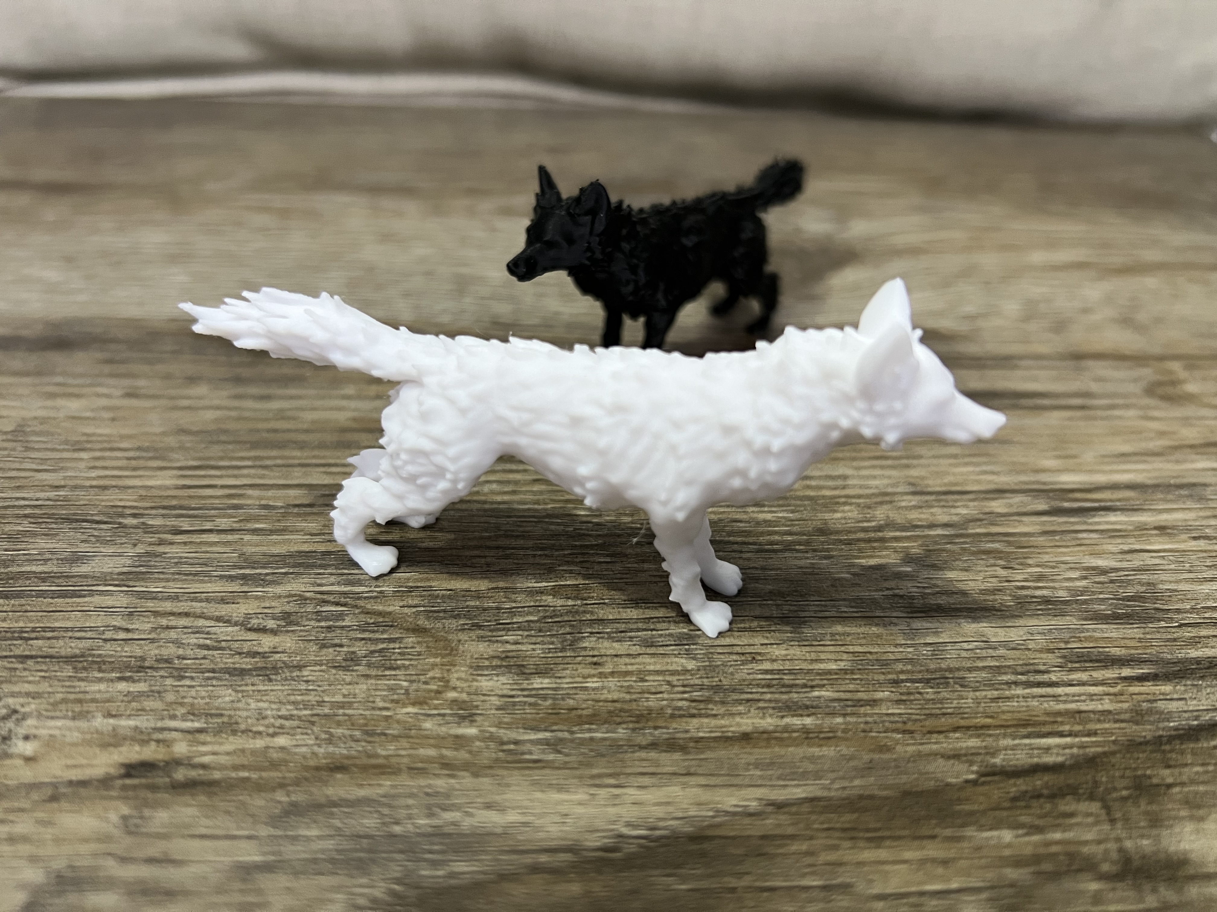 Furry Standing Wolf