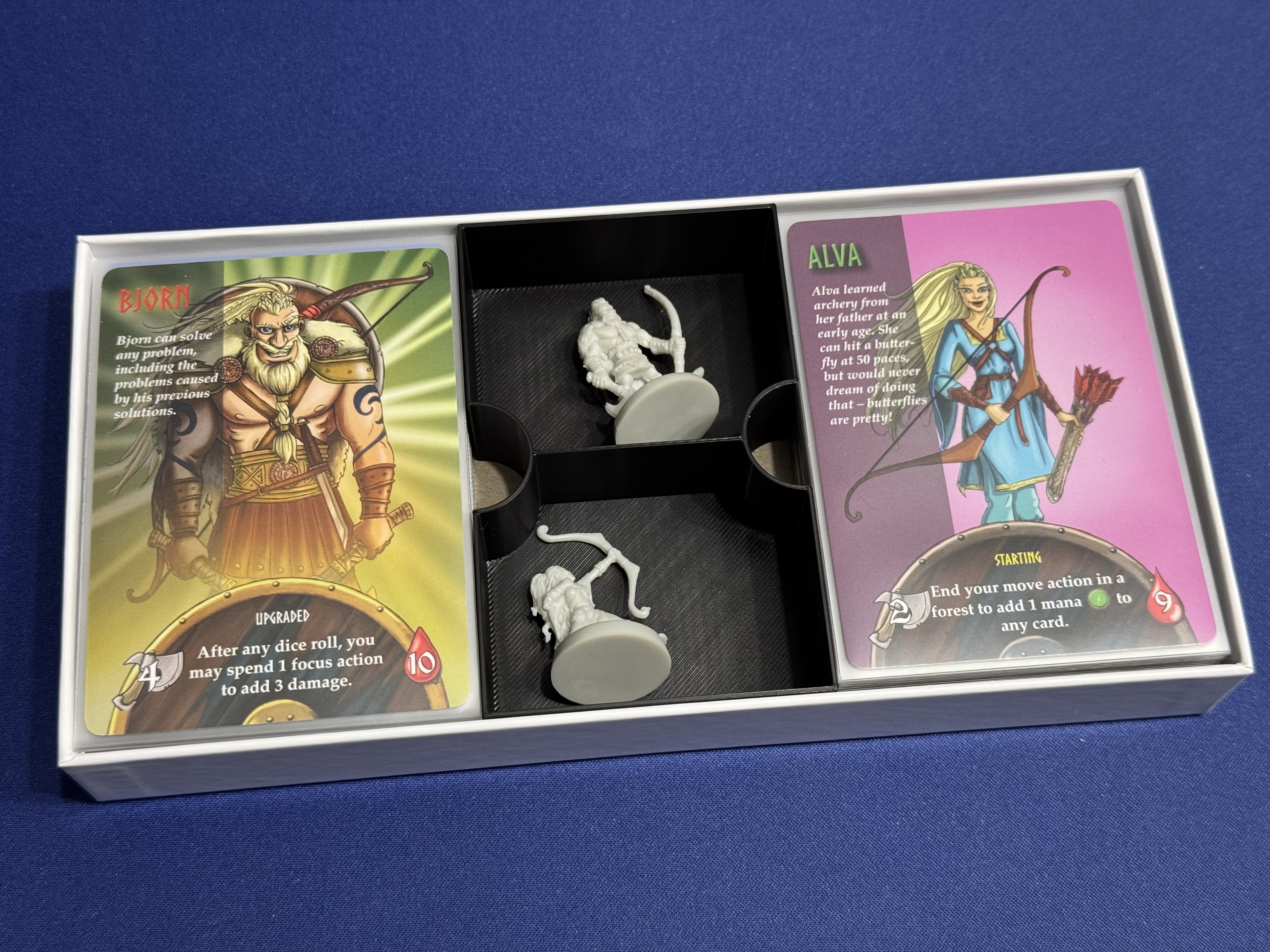 Fate: Defenders of Grimheim Class box insert for sleeved cards