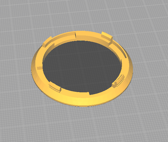 Ikea UNDERVERK Lockingring // Drehknopf-Ring/Abdeckung