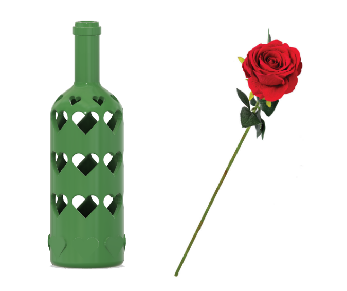 Flaschenvase Typ Valentin