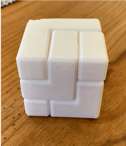3 x 3 Puzzle with 7 Parts