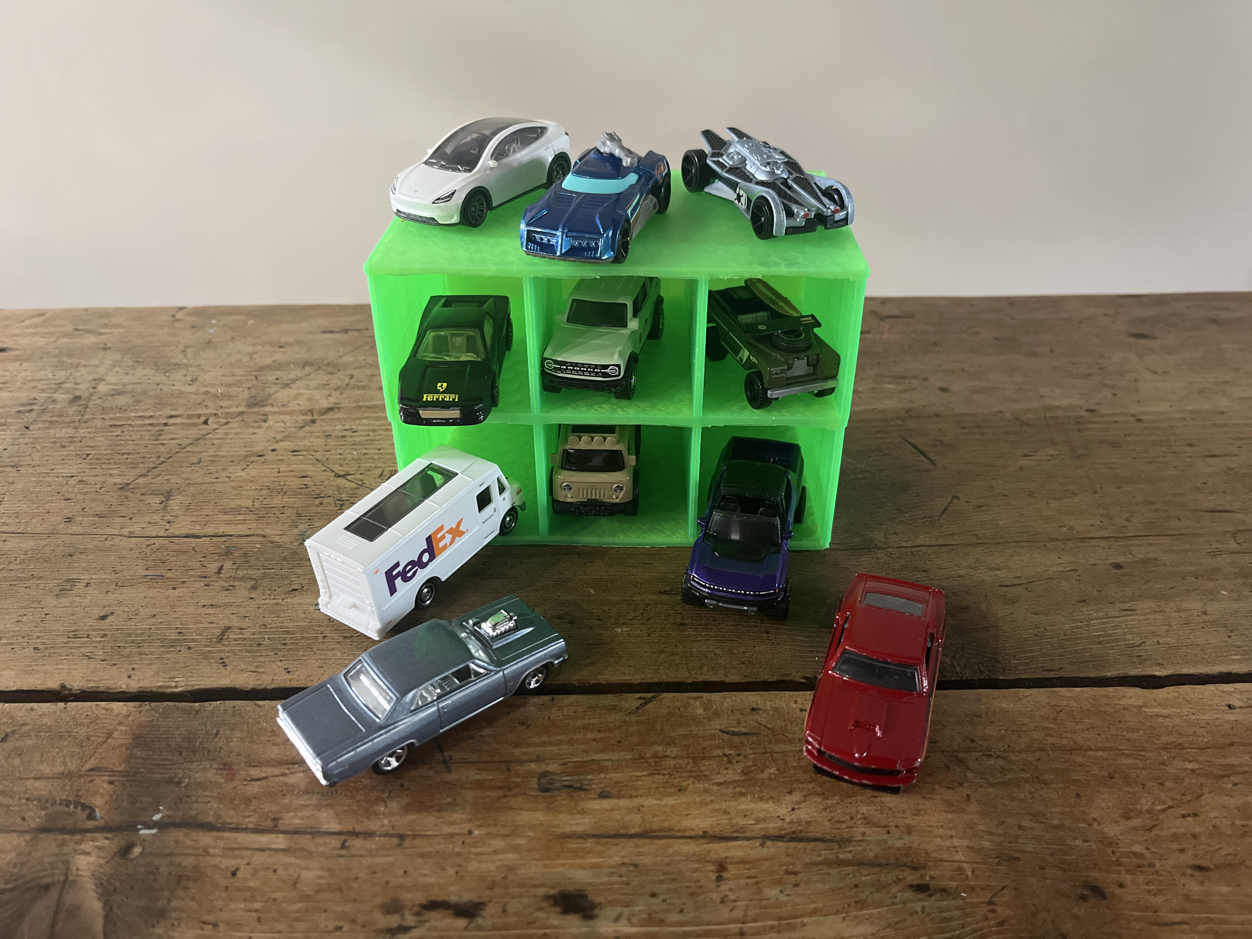 Simple Matchbox/Hotwheels car holder/storage/display/garage