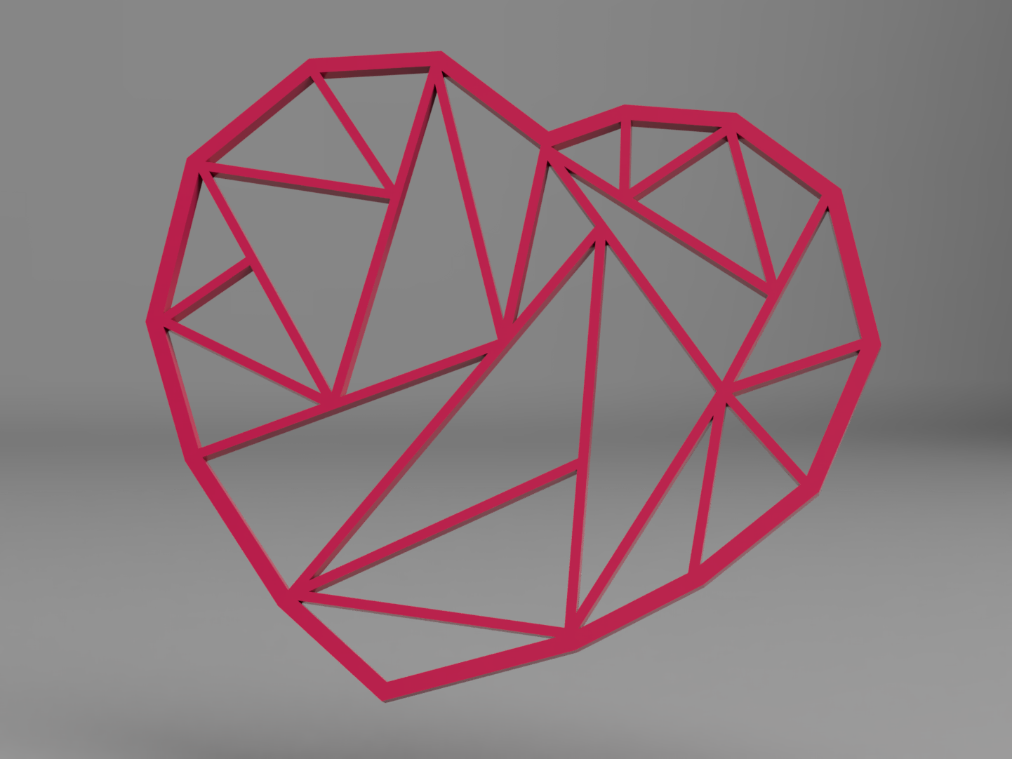 Heart – triangular design — thumbnail 4