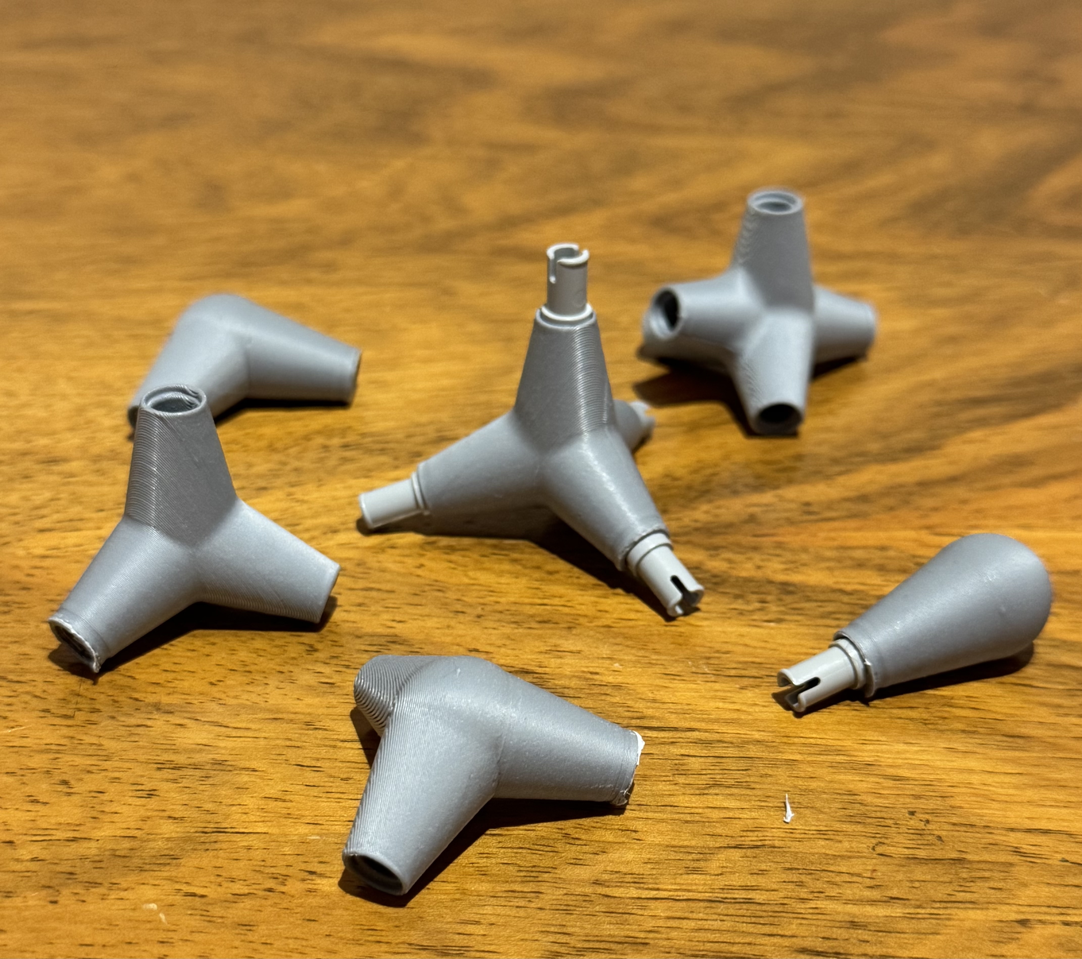 Tetrapod lego technic connectors (Medium size)