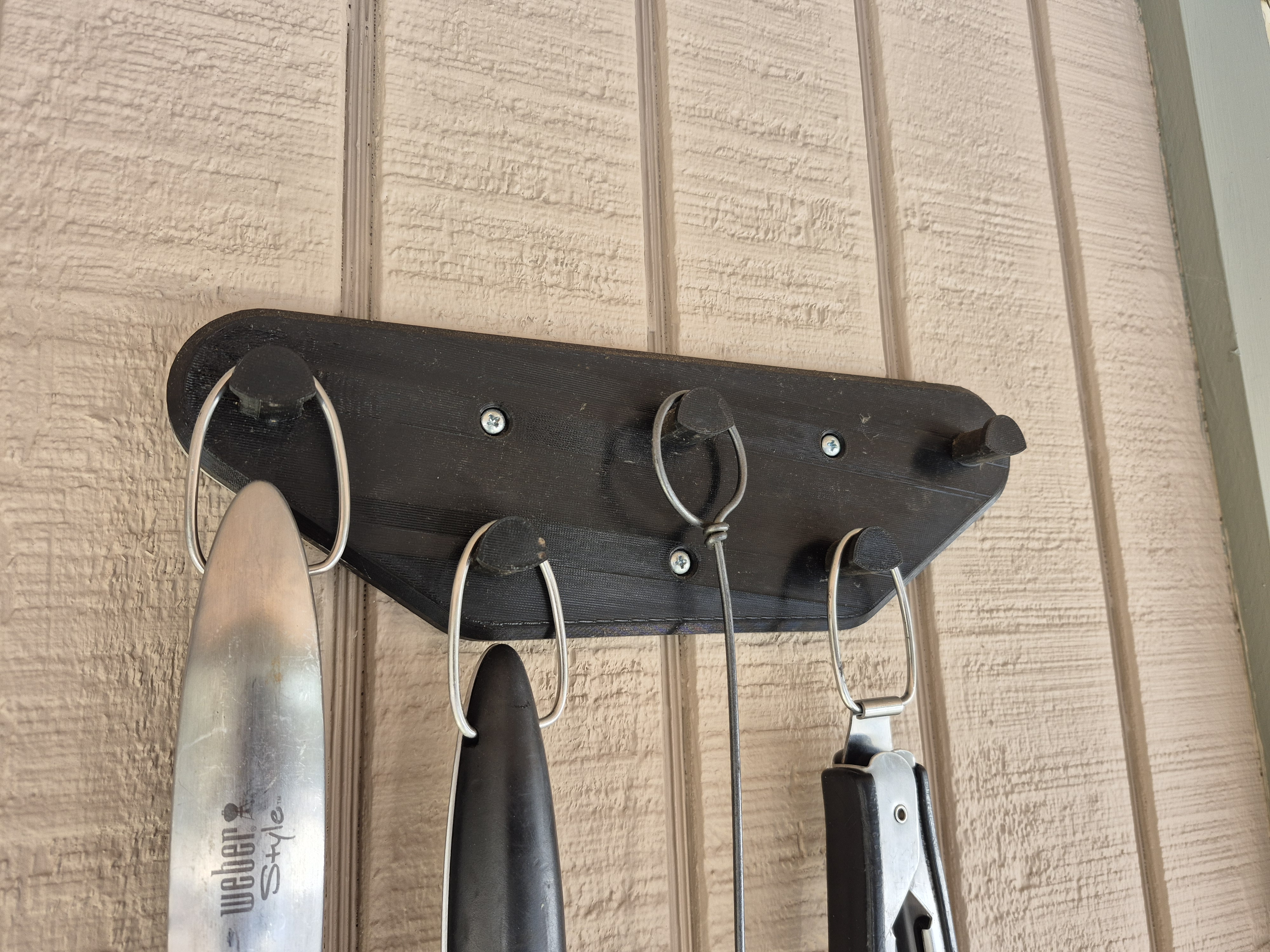 Grill Smoker Tools Holder - 5 Tools