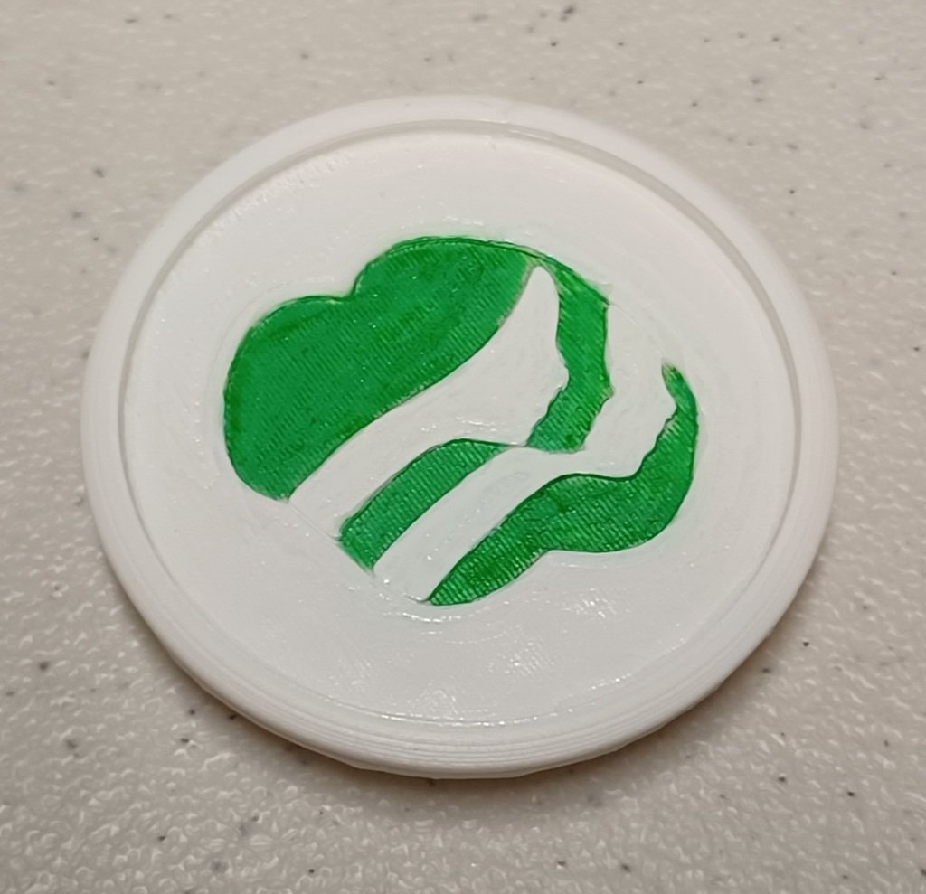 Girl Scouts Trefoil Coaster