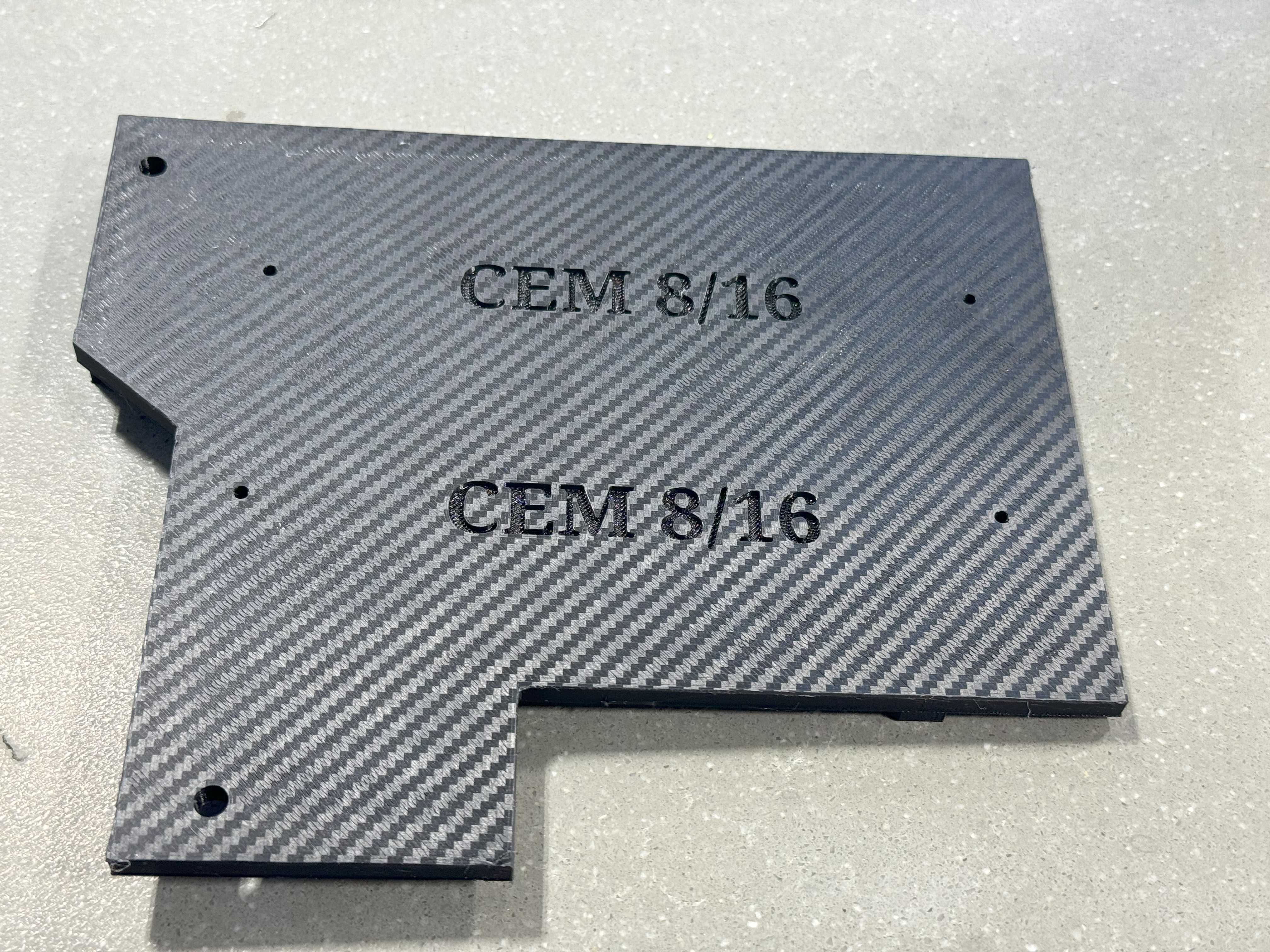 Whelen CEM Expansion Module Mounting Plate - Tahoe Aux Battery location