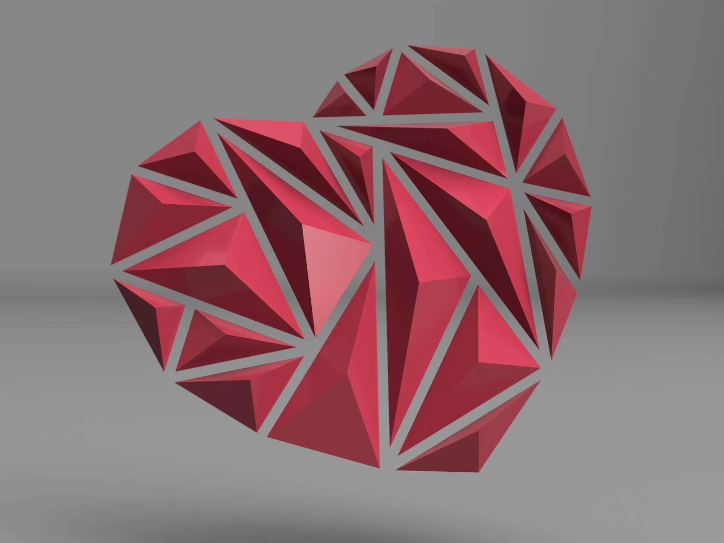 Heart – triangular needle (pyramids) — thumbnail 6
