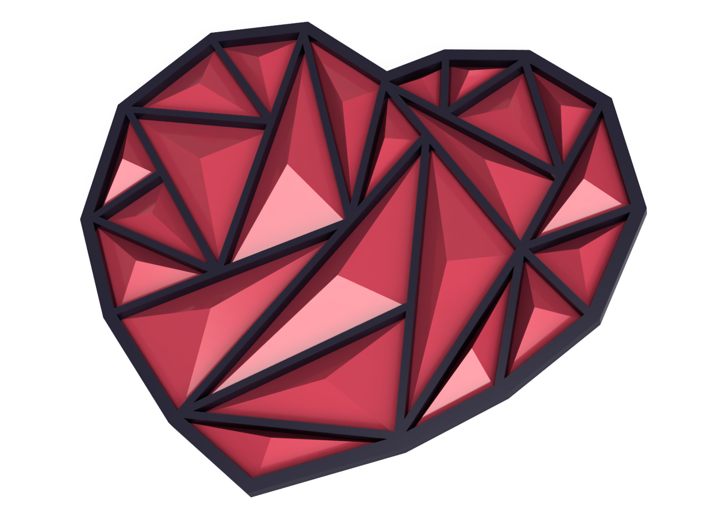 Heart – triangular needle (pyramids) — thumbnail 11