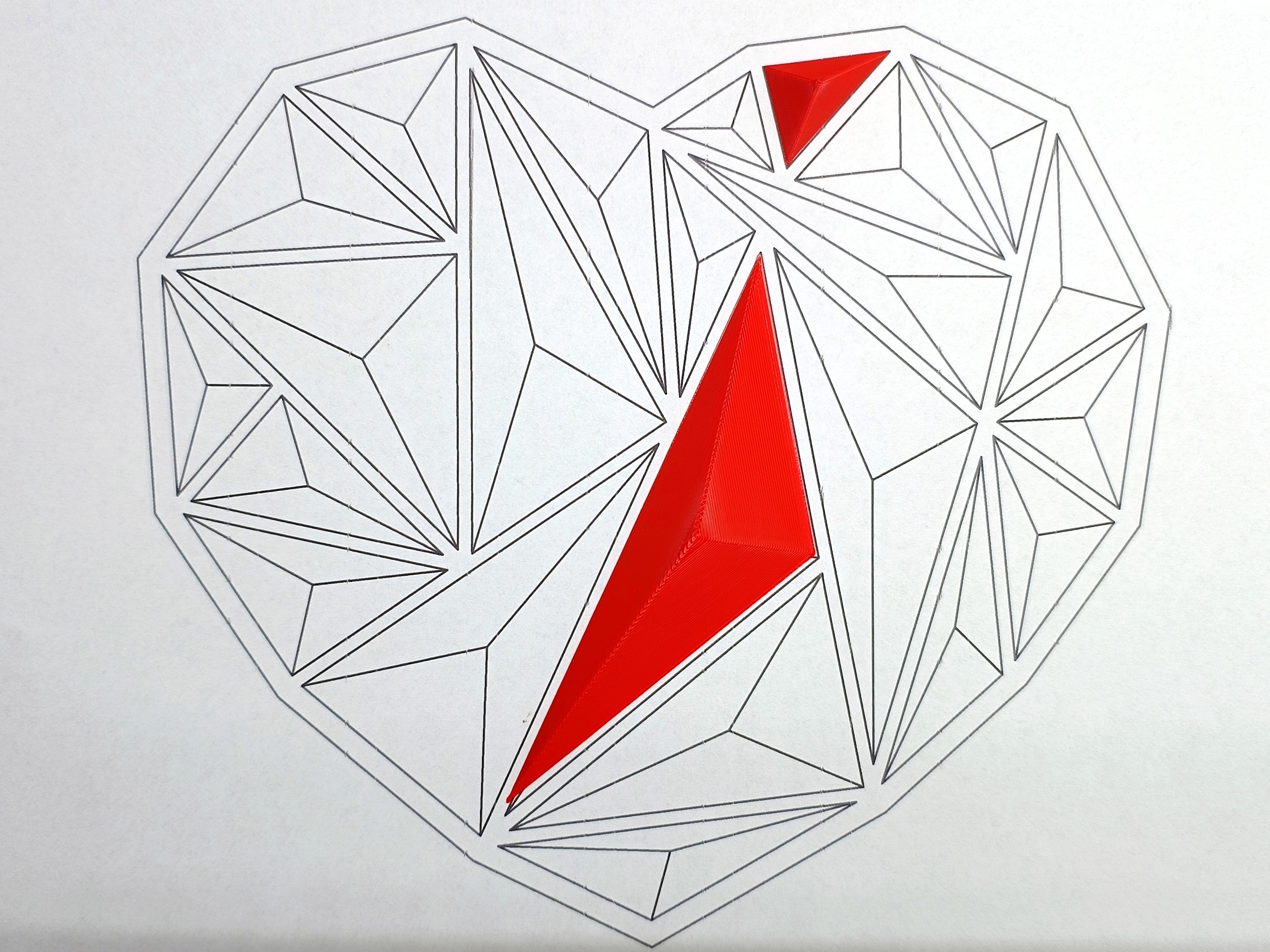 Heart – triangular needle (pyramids) — thumbnail 8