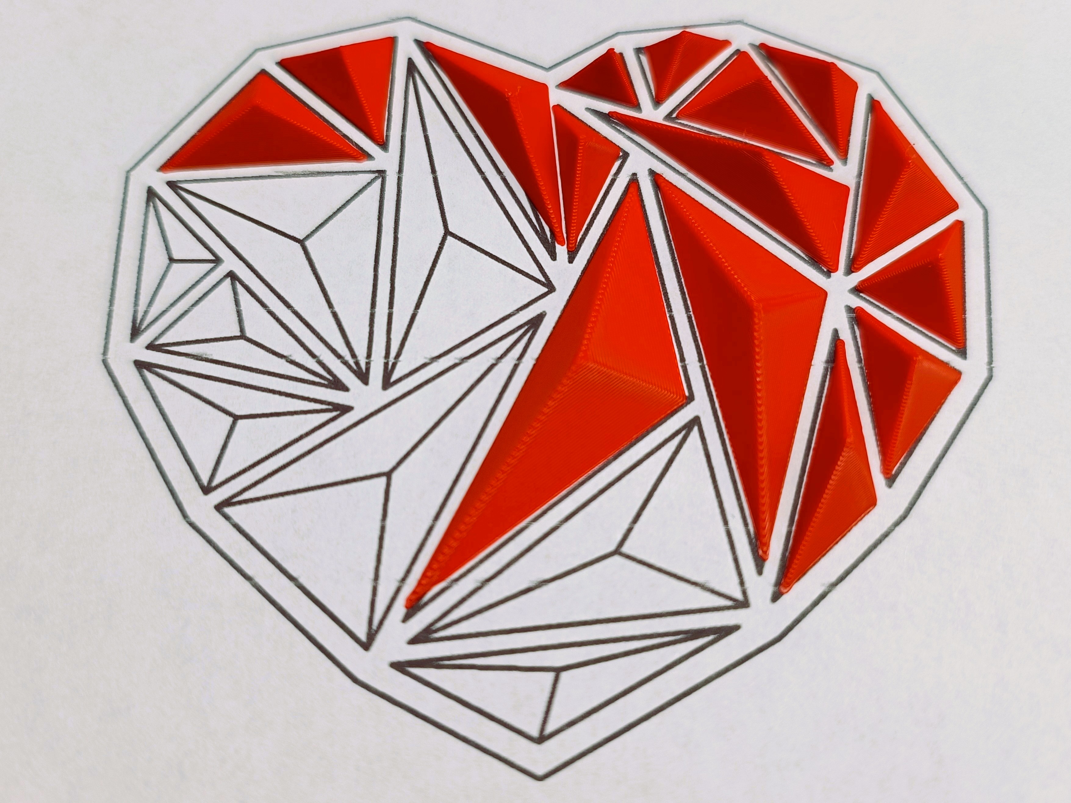 Heart – triangular needle (pyramids) — thumbnail 4