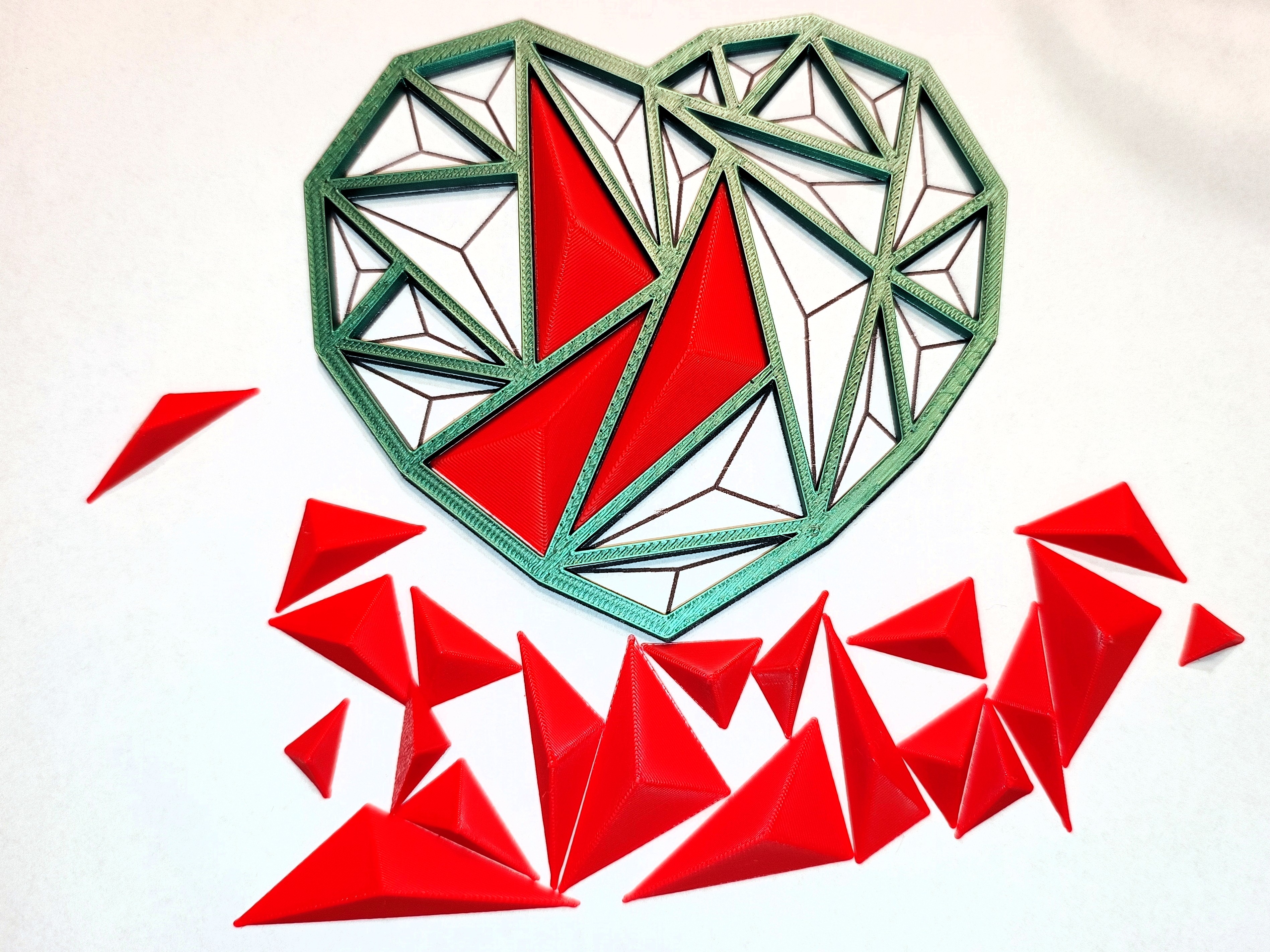 Heart – triangular needle (pyramids) — thumbnail 10