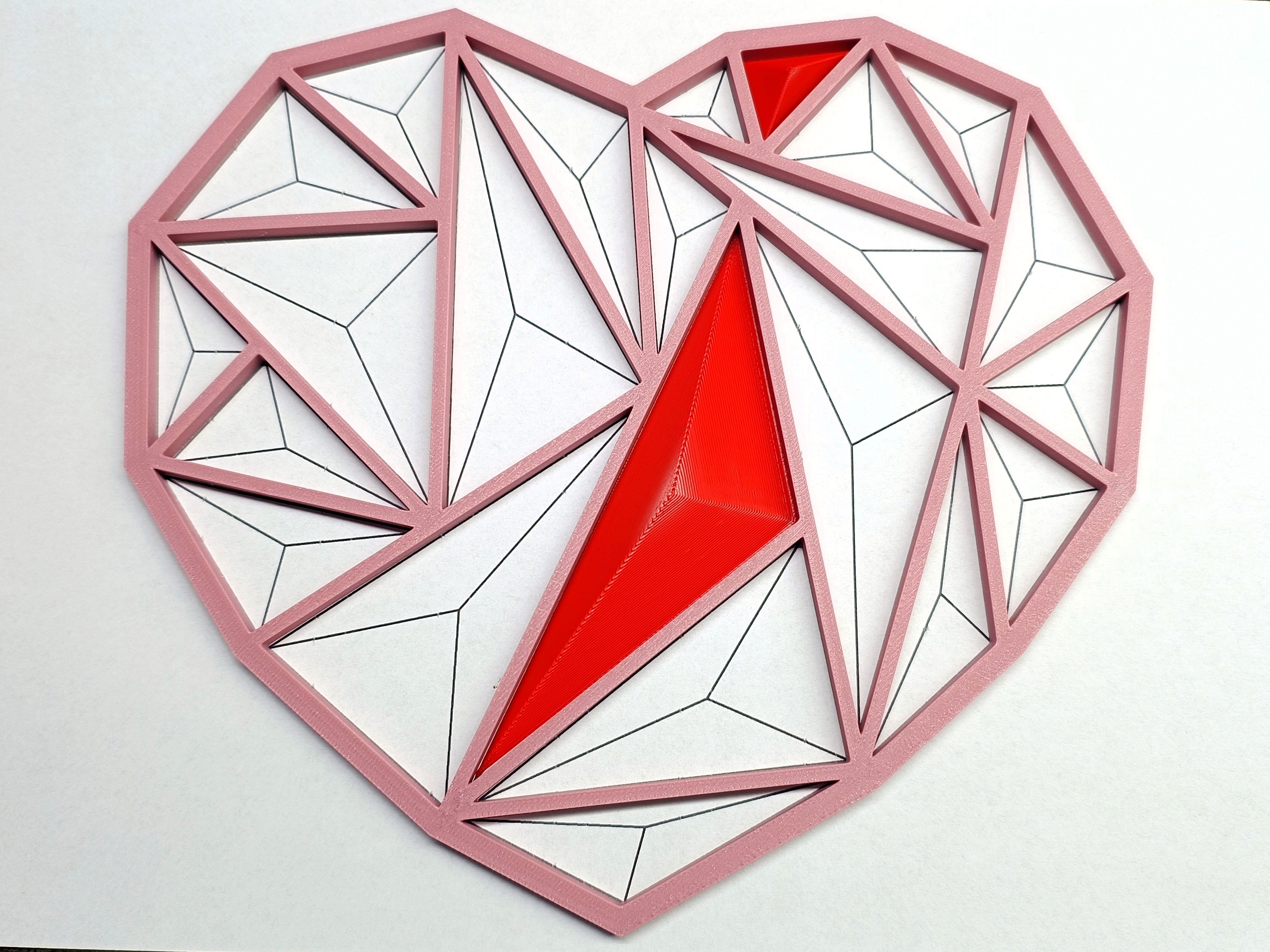 Heart – triangular needle (pyramids) — thumbnail 9