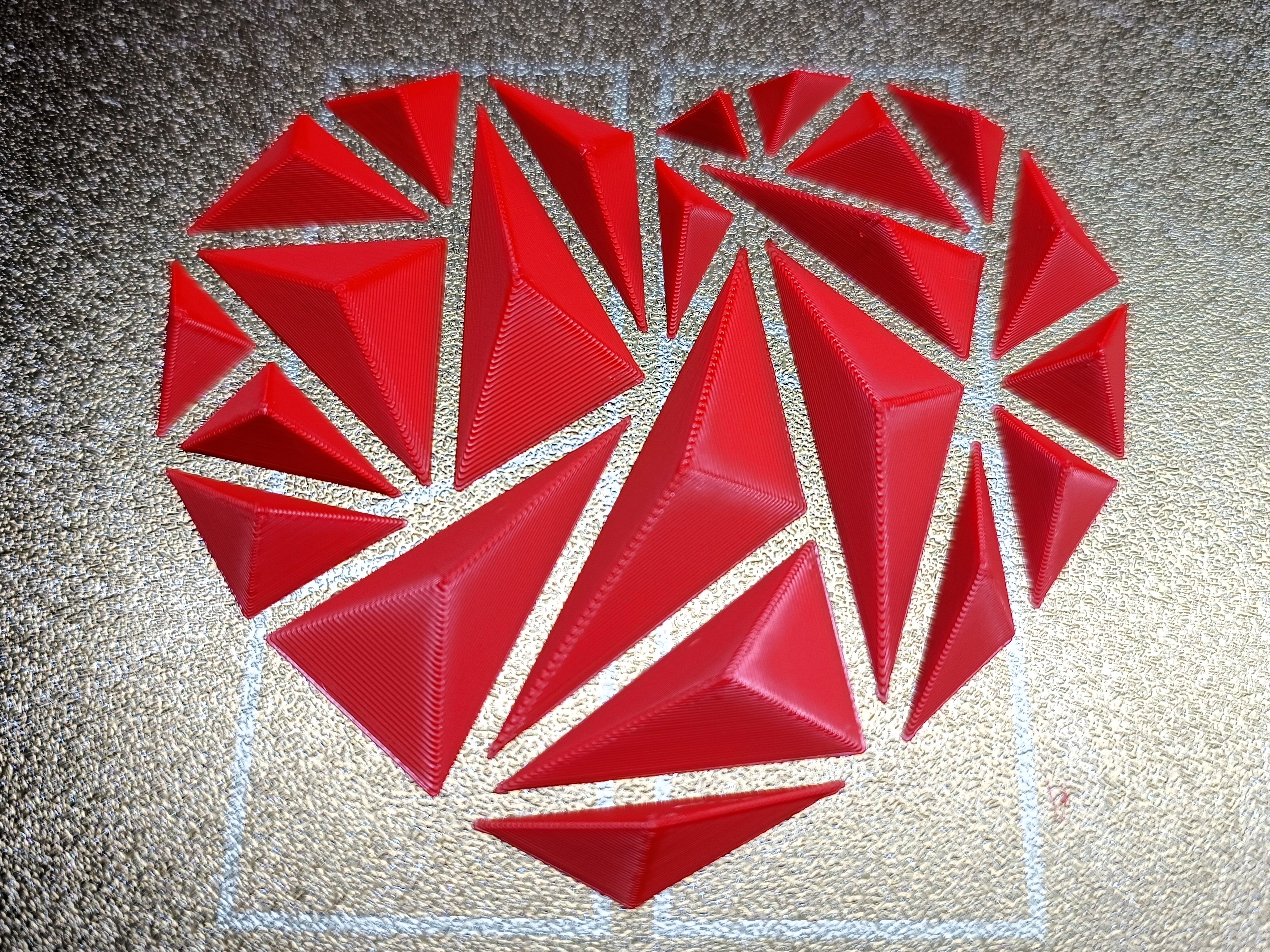 Heart – triangular needle (pyramids) — thumbnail 3