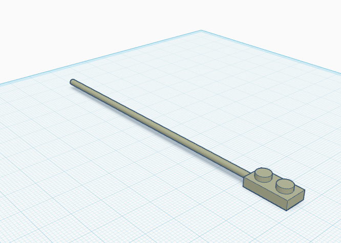 1x2 lego plate with pipe