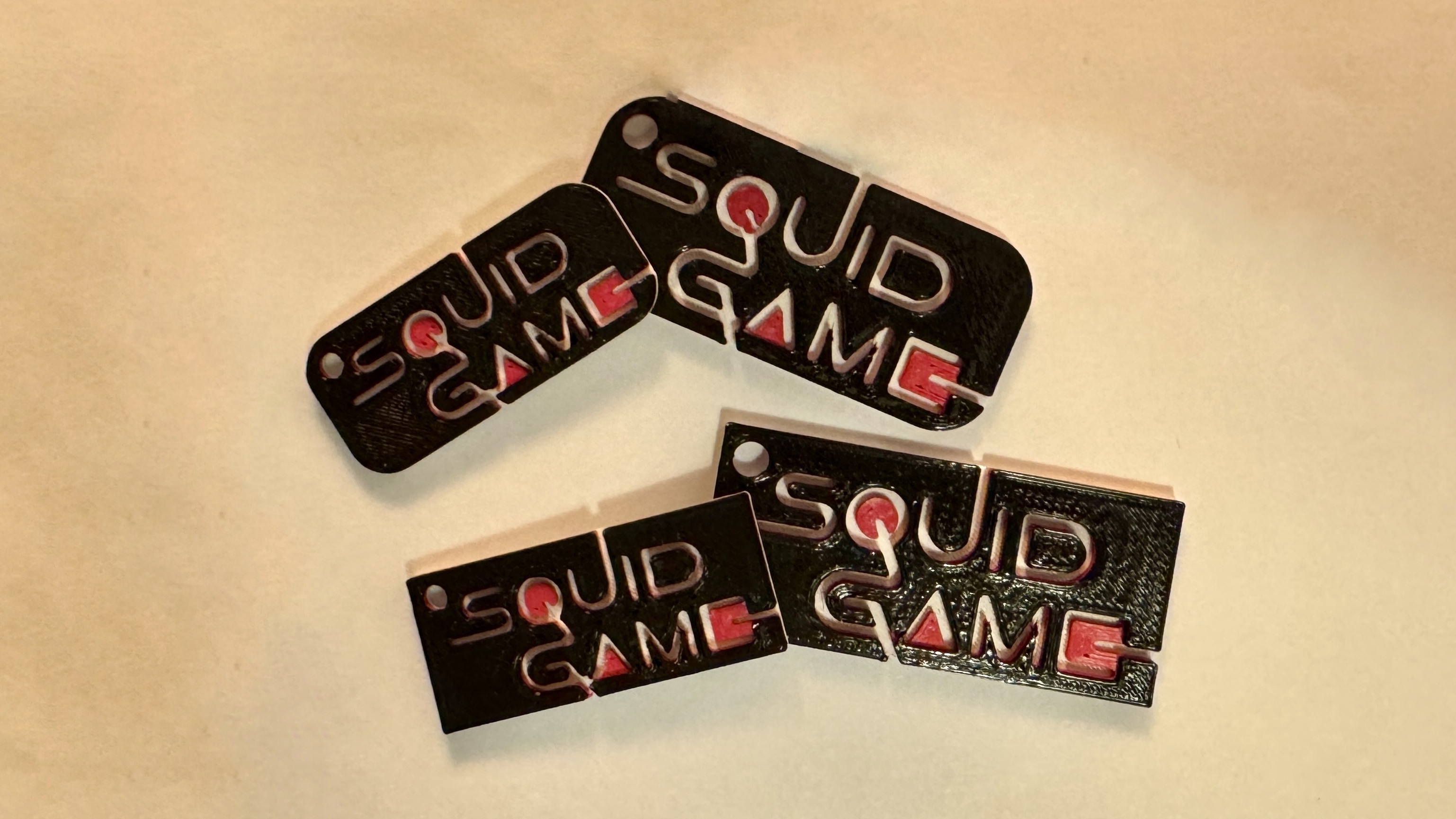 Miniatura 5 do modelo 3D Squid game - keychain