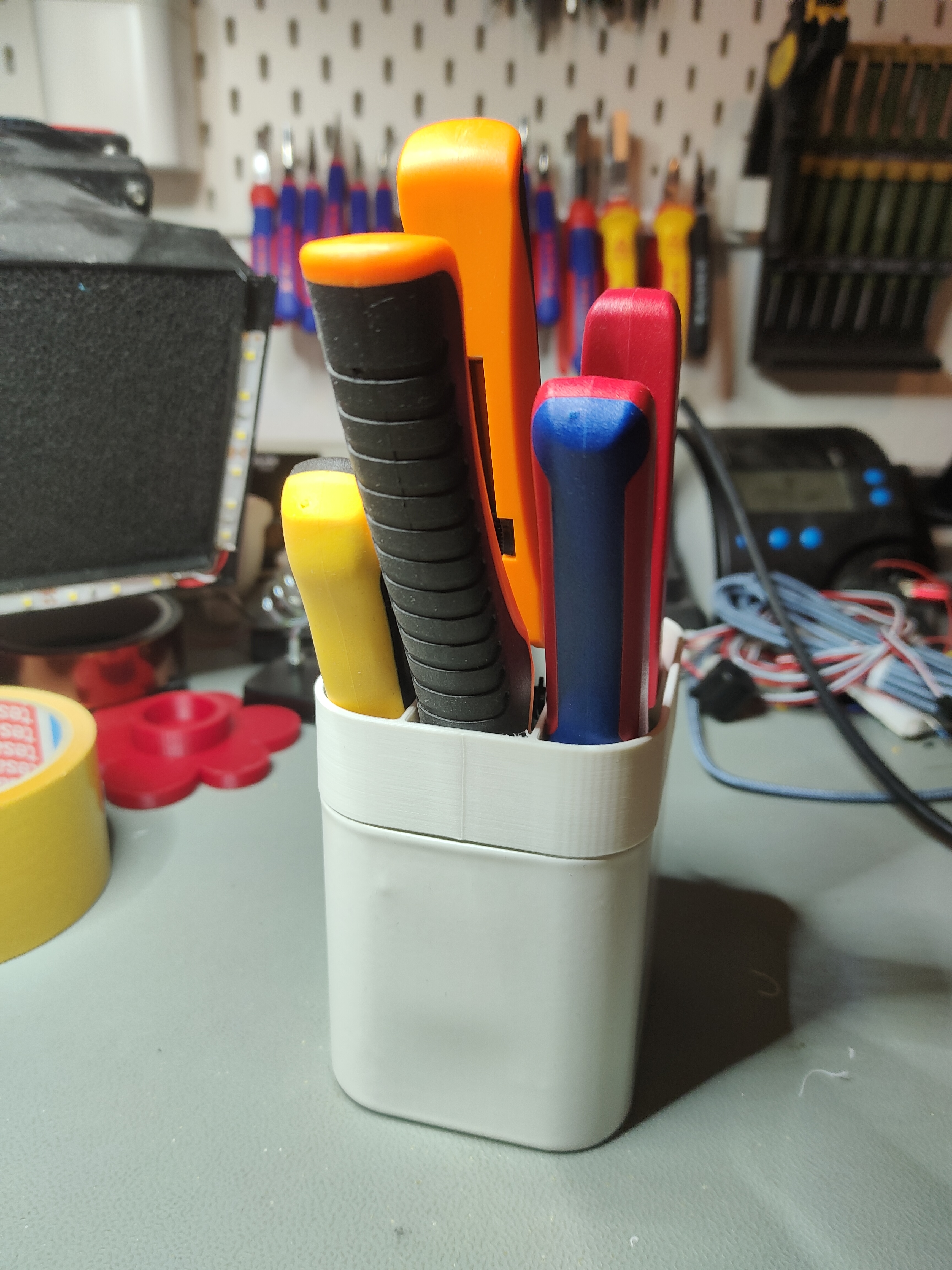 Skadis Container Divider - 3 Way 3D model thumbnail