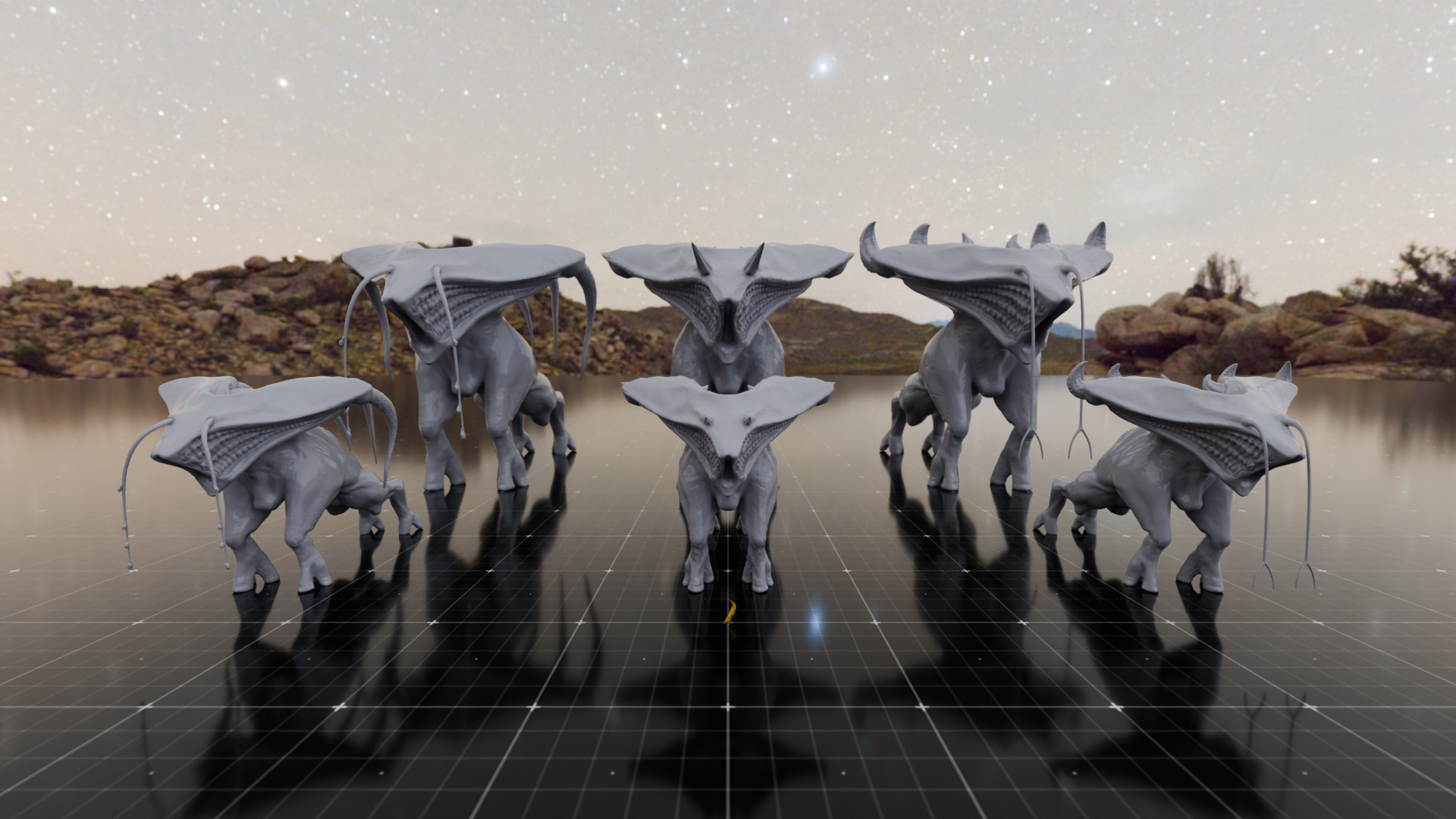 Satisfactory every Spitters 3D model (Very high poly & Volumetric)