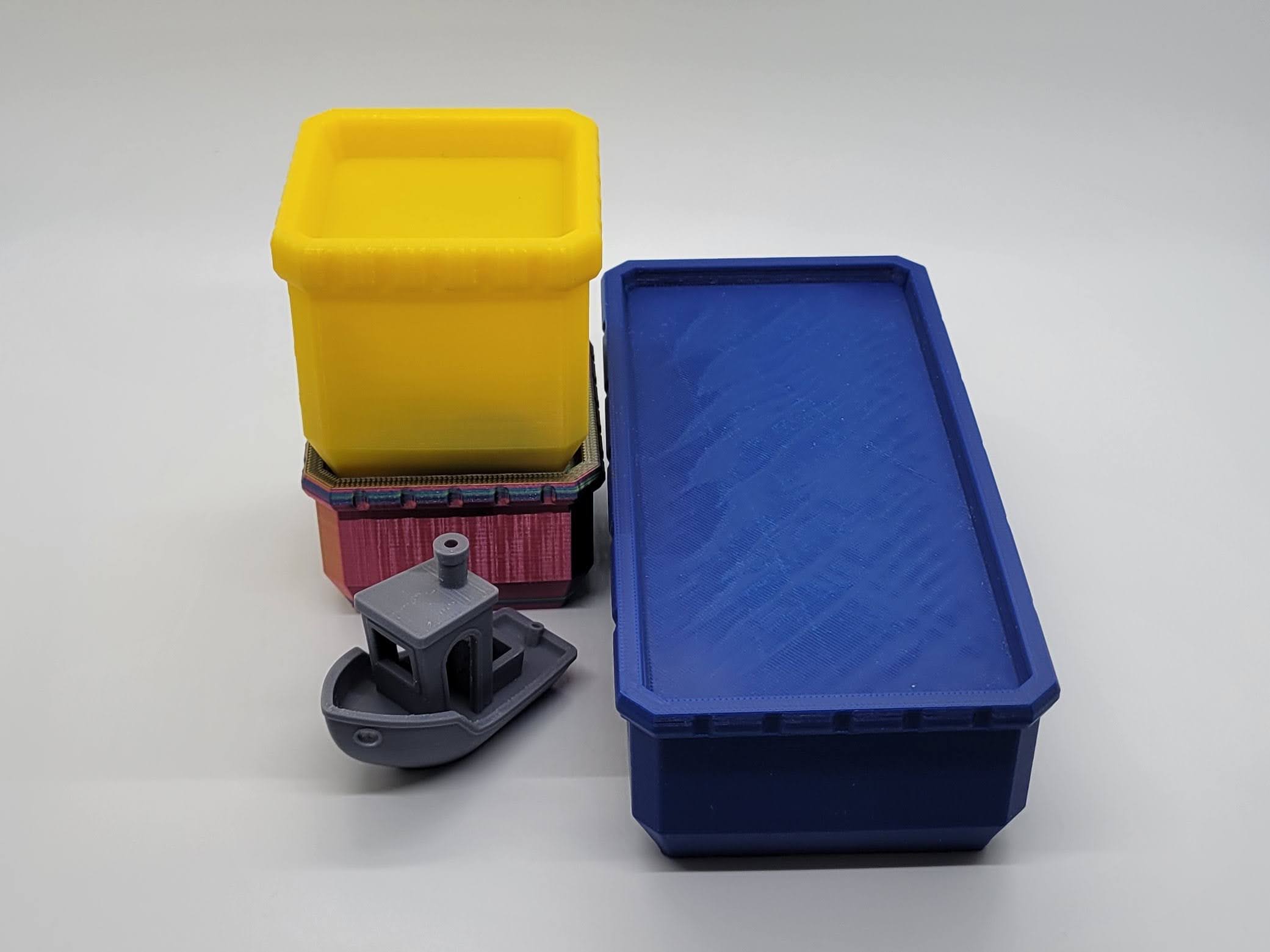 Miniatura 2 do modelo 3D Customizable Stackable Box