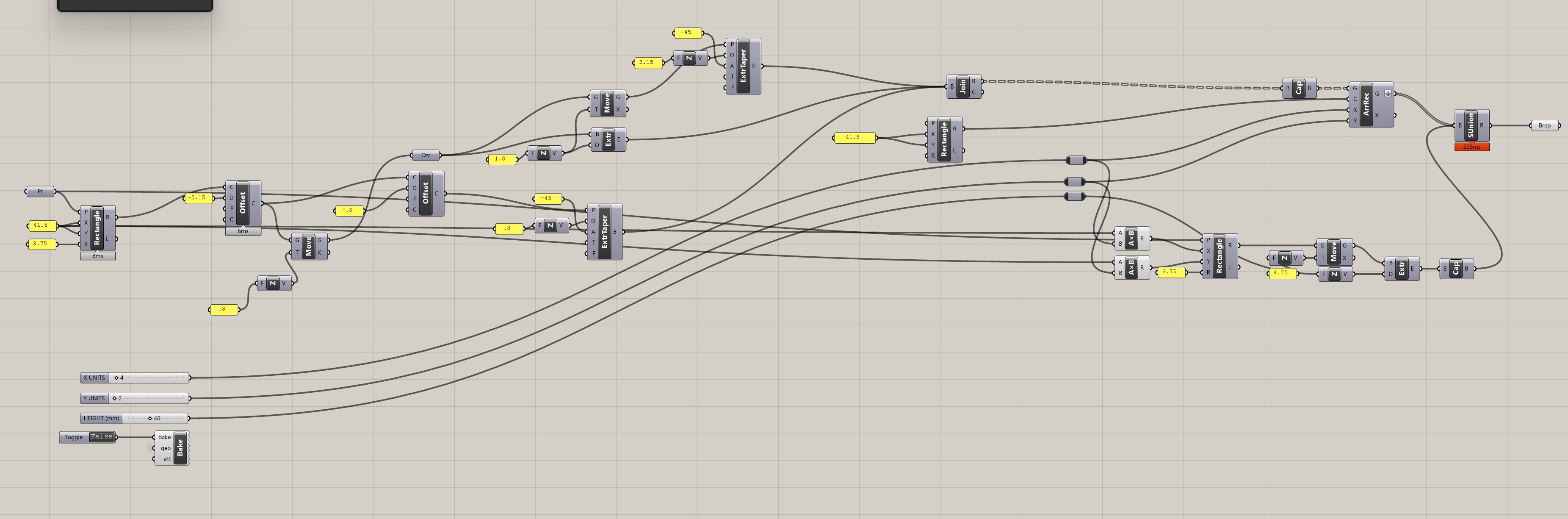Gridfinity (Grasshopper Definition)