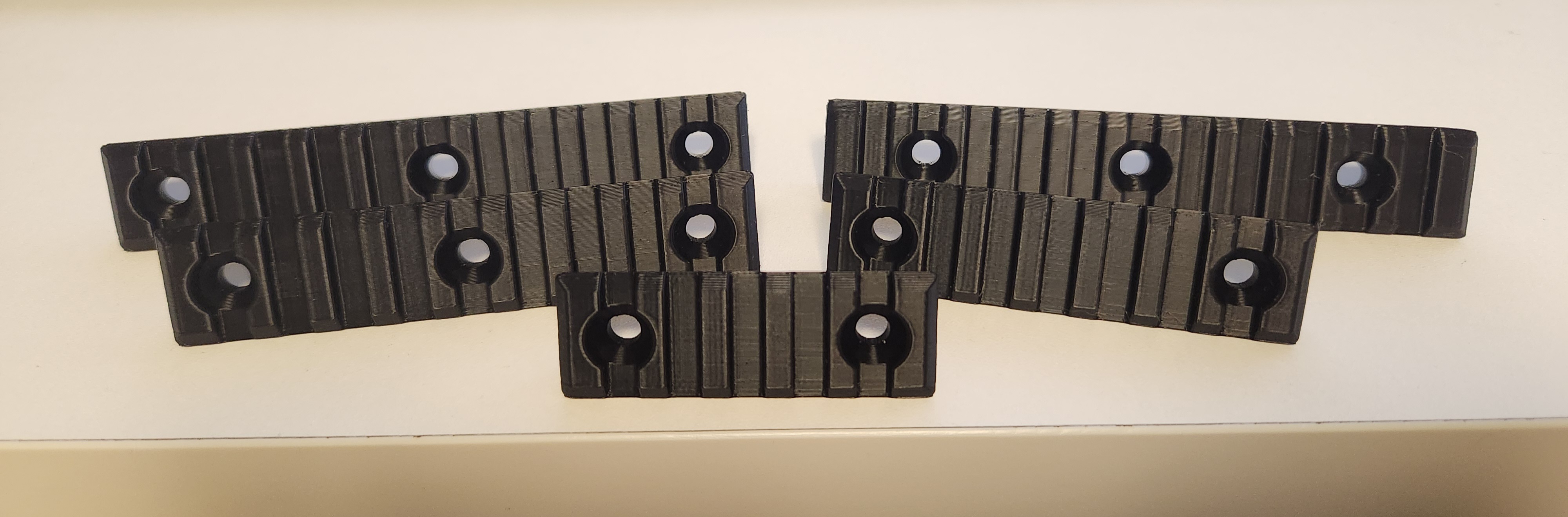 M-LOK 5-7-9 and 11 slot rail segments