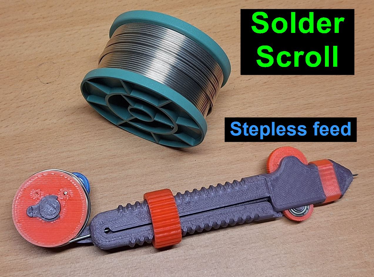 Solder Scroll - Adjustable Solder Tool Without Gears